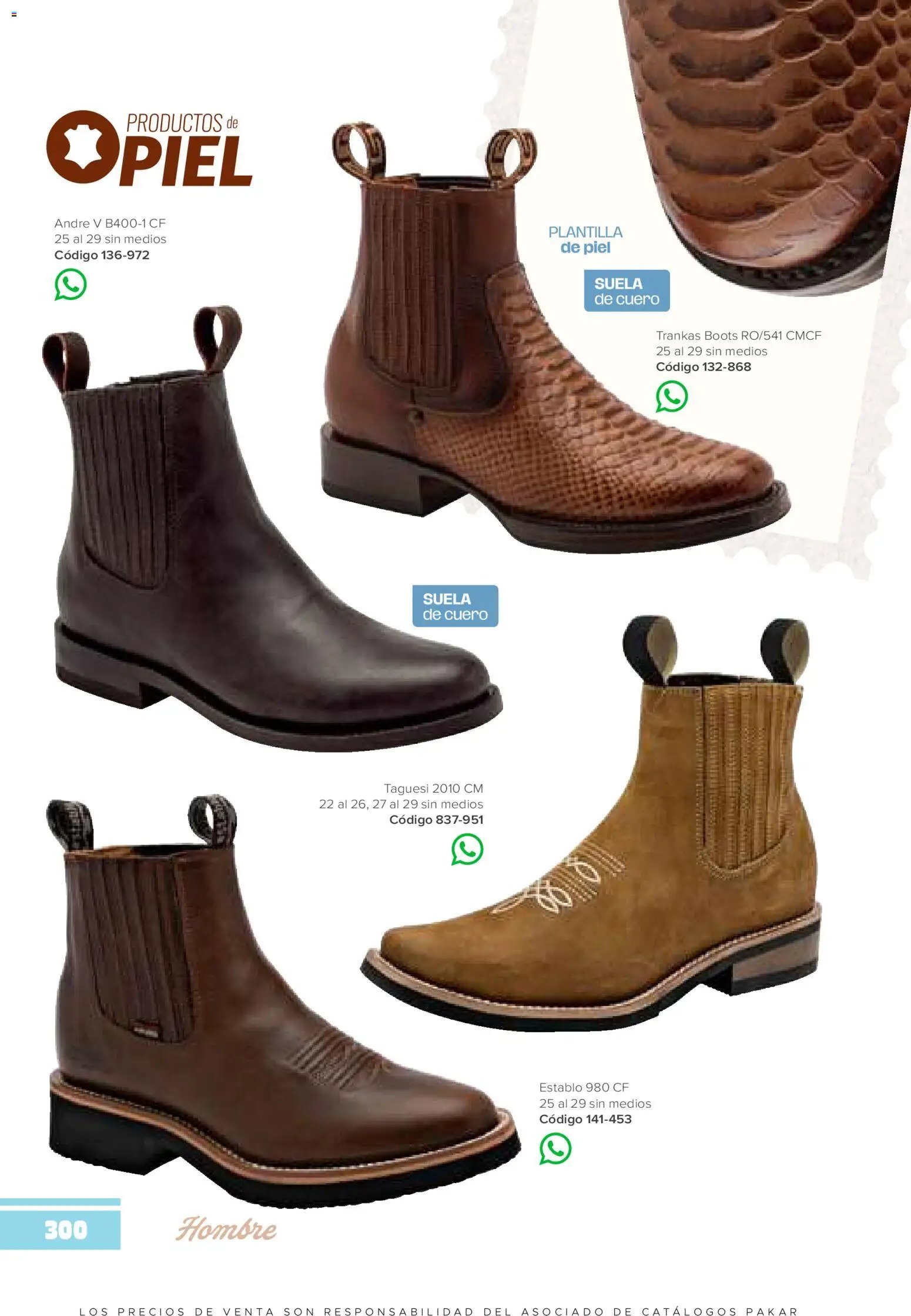 SC Pakar oferta desde 30/01/2026 Catálogo Hombre