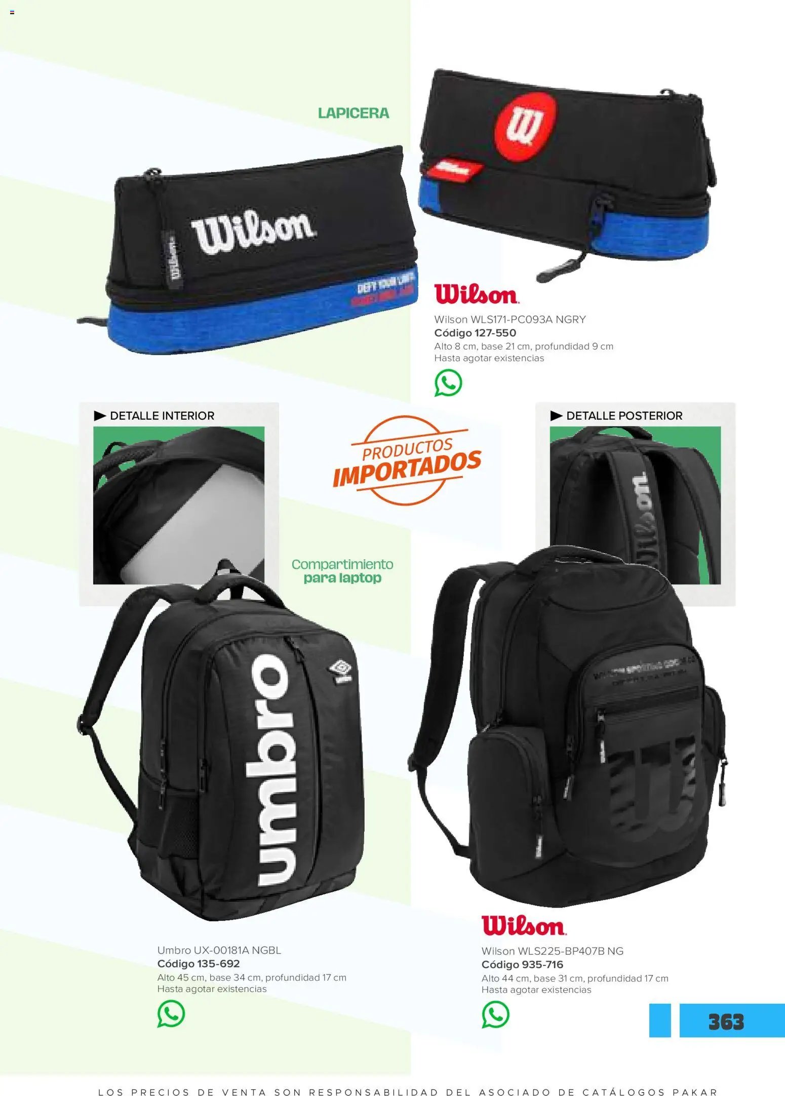 SC Pakar oferta desde 30/01/2026 Catálogo Hombre