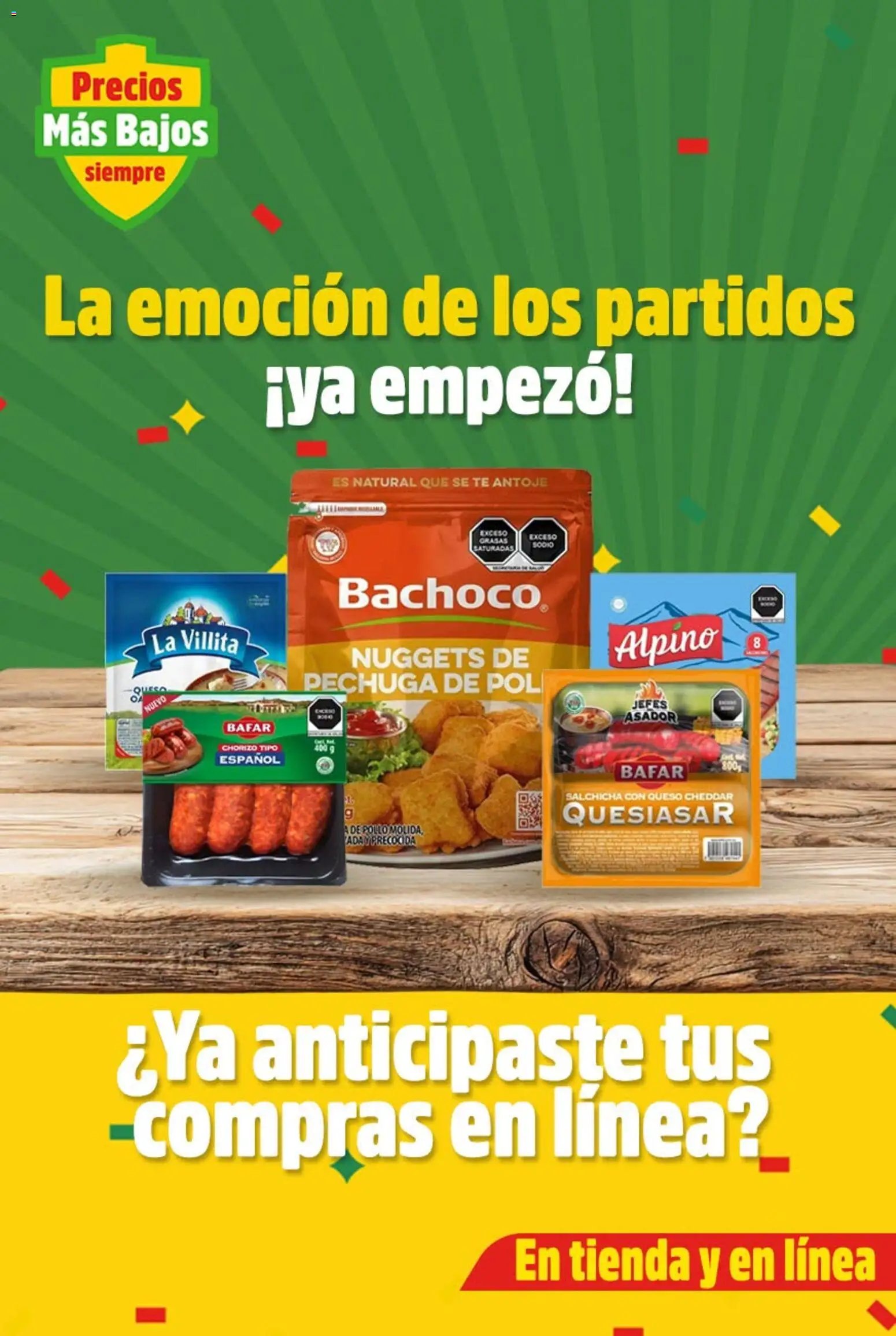 Bodega Aurrerá oferta desde 05/06/2026 Bodega Aurrerá folleto La emoción de los partidos ya empezó
