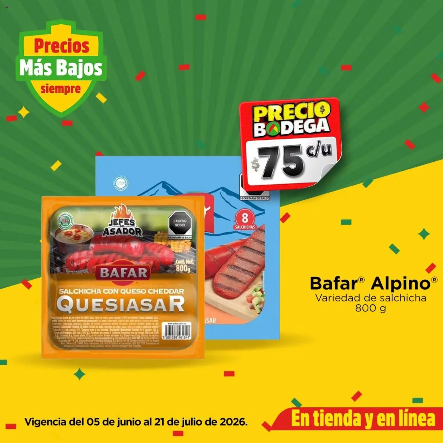 Bodega Aurrerá oferta desde 05/06/2026 Bodega Aurrerá folleto La emoción de los partidos ya empezó