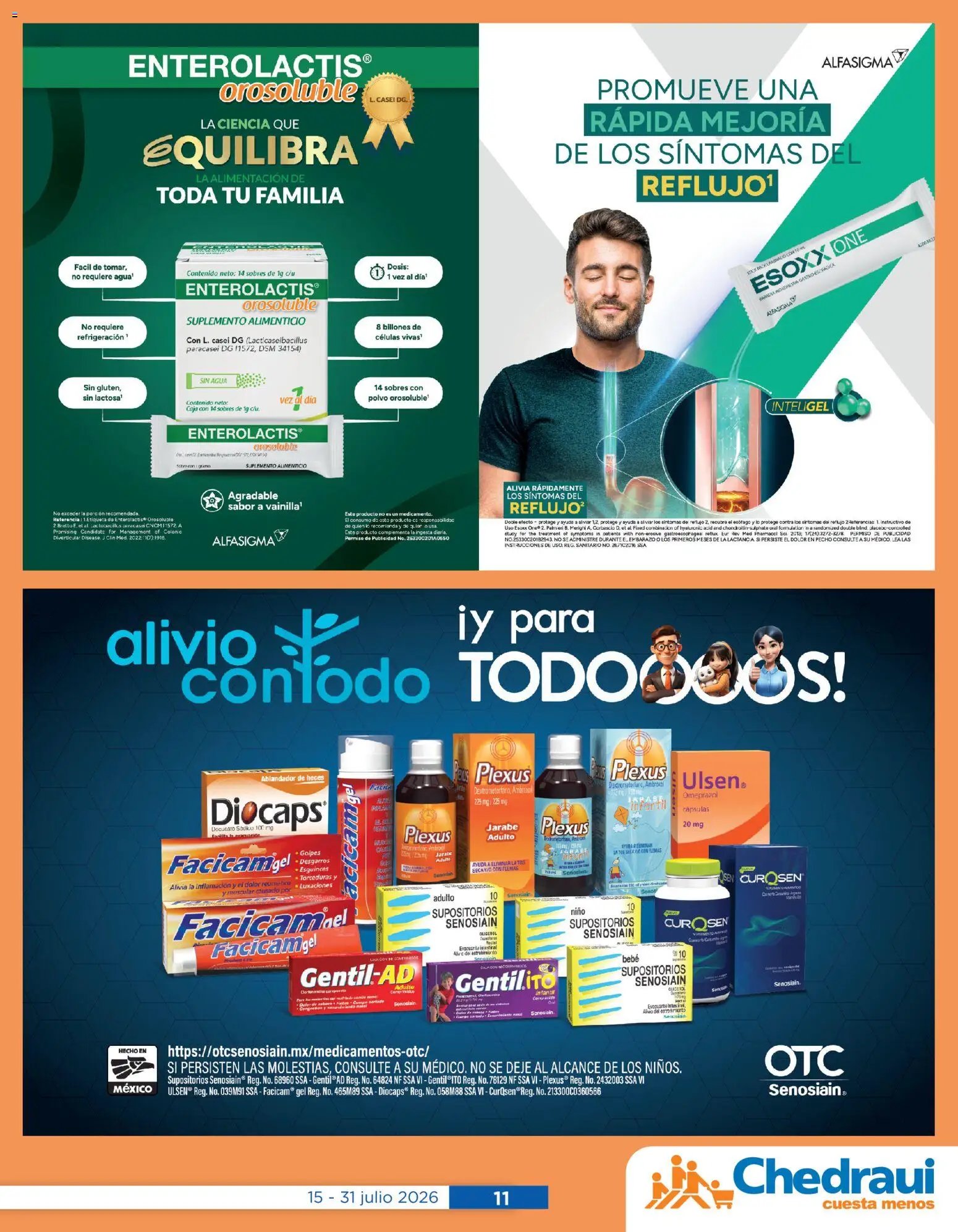 Chedraui oferta desde 15/07/2026 Chedraui folleto Cuidar tu salud