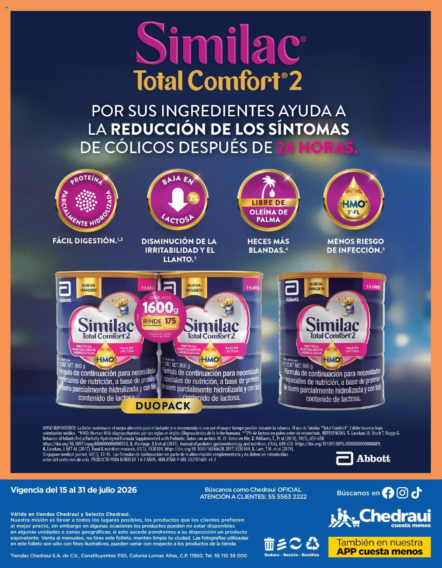 Chedraui oferta desde 15/07/2026 Chedraui folleto Cuidar tu salud