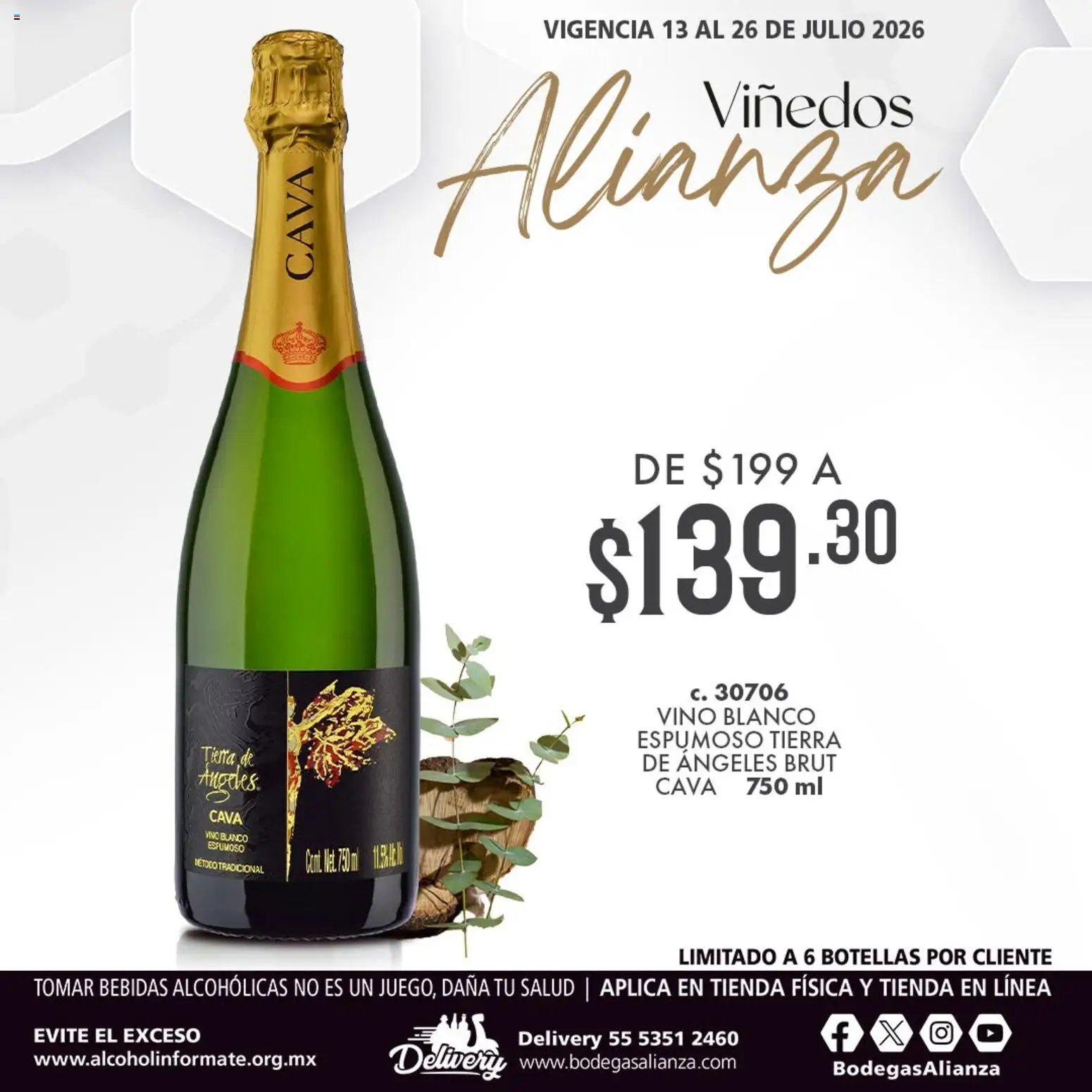 Bodegas Alianza oferta desde 13/07/2026 Bodegas Alianza catálogo Viñedos Alianza