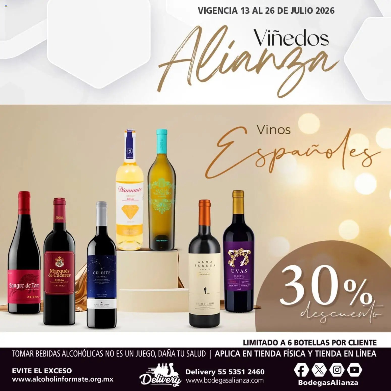 Bodegas Alianza oferta desde 13/07/2026 Bodegas Alianza catálogo Viñedos Alianza
