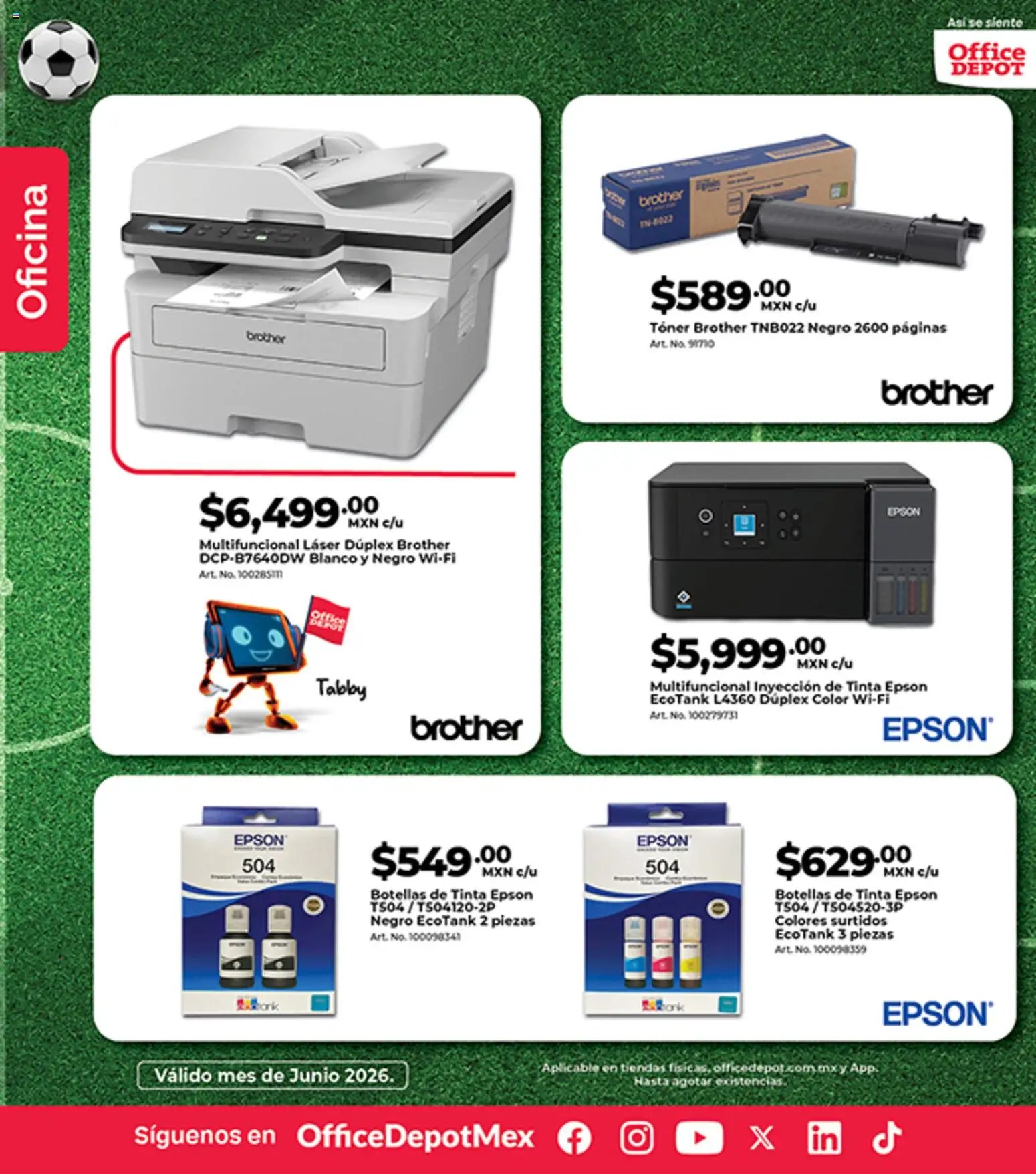 Office Depot oferta desde 01/06/2026 Office Depot catálogo
