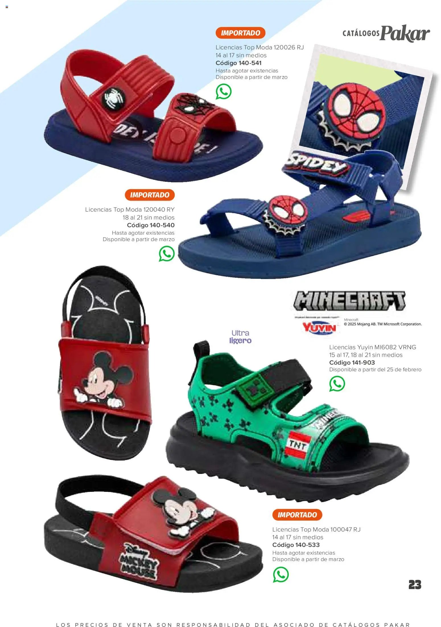 SC Pakar oferta desde 30/01/2026 Catálogo Niño