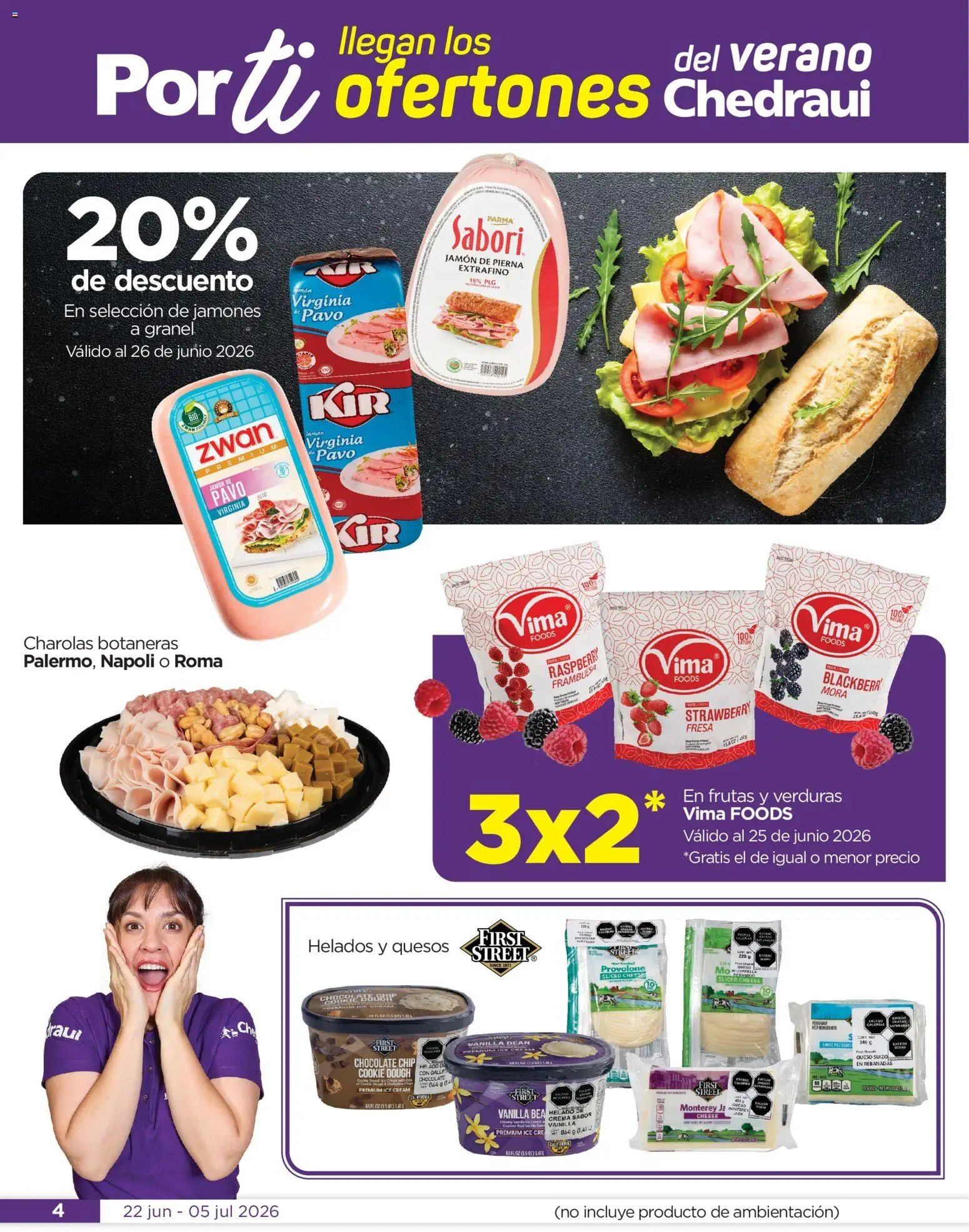 Chedraui oferta desde 22/06/2026 Chedraui folleto Llegan los porti ofertones del verano