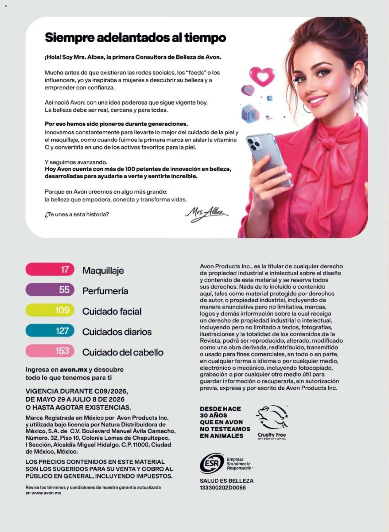 AVON oferta desde 29/05/2026 AVON campaña 9 2026
