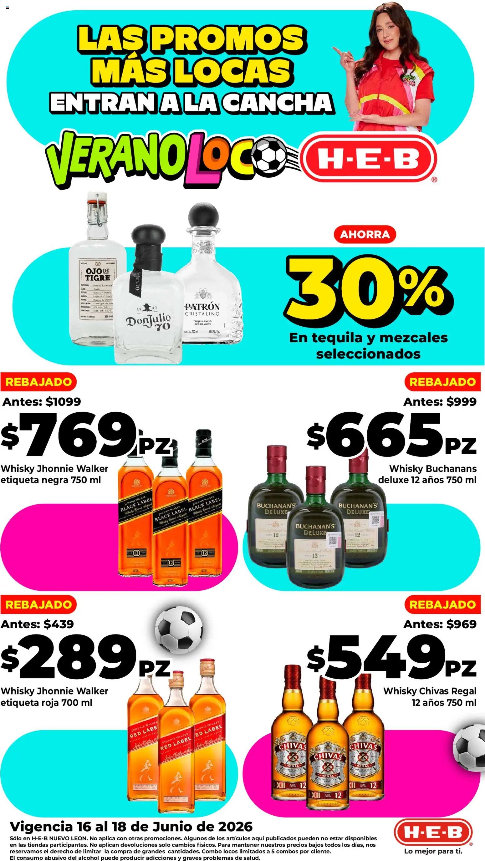 H-E-B oferta desde 16/06/2026 H-E-B folleto Ofertas