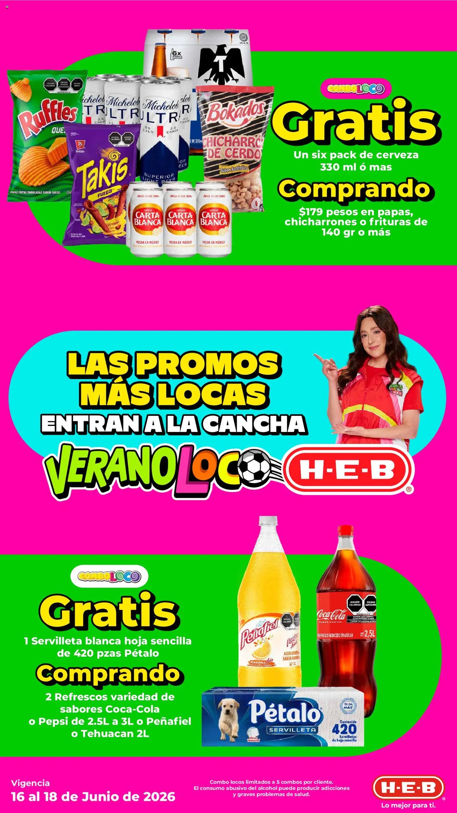 H-E-B oferta desde 16/06/2026 H-E-B folleto Ofertas