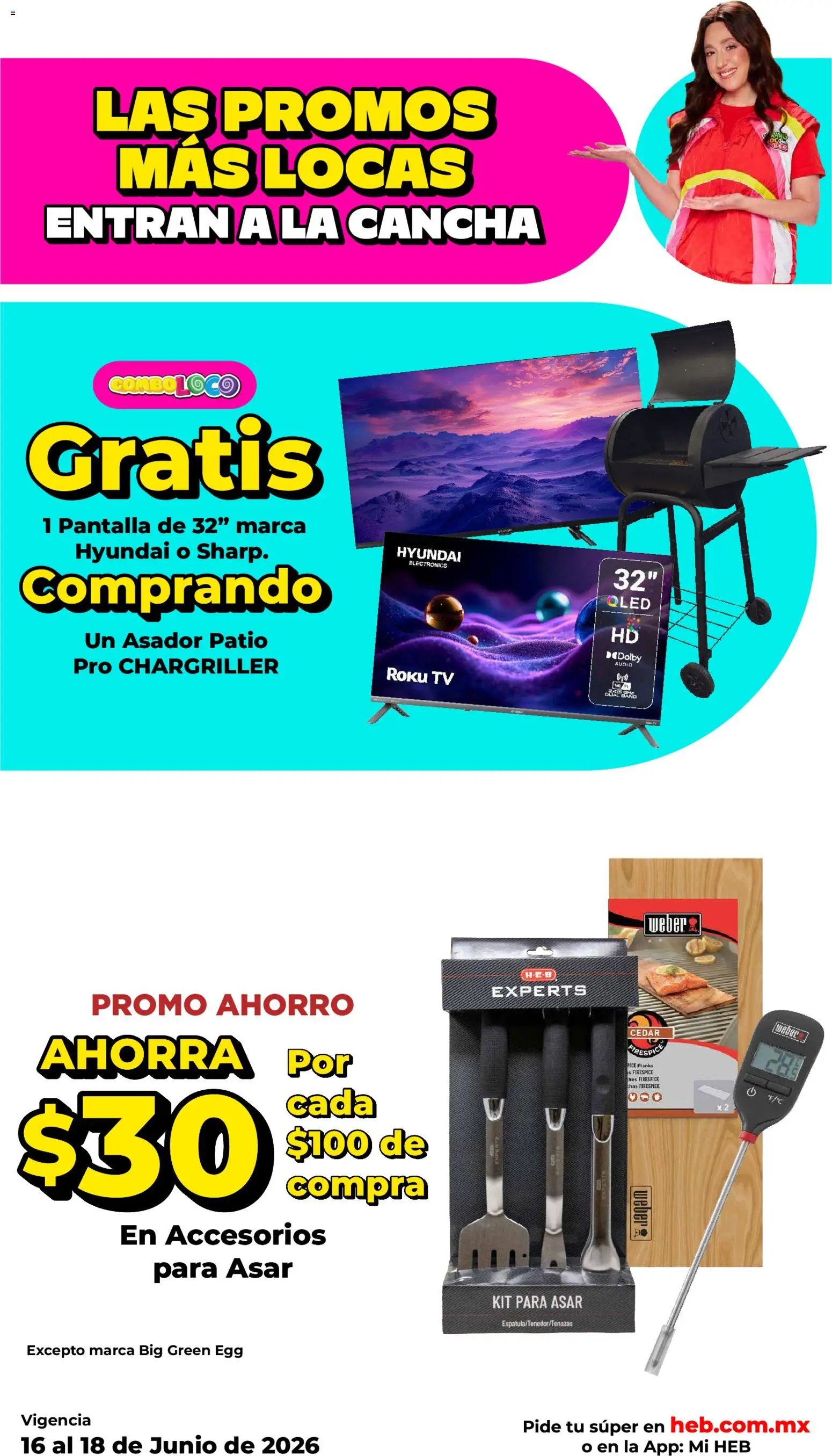 H-E-B oferta desde 16/06/2026 H-E-B folleto Ofertas