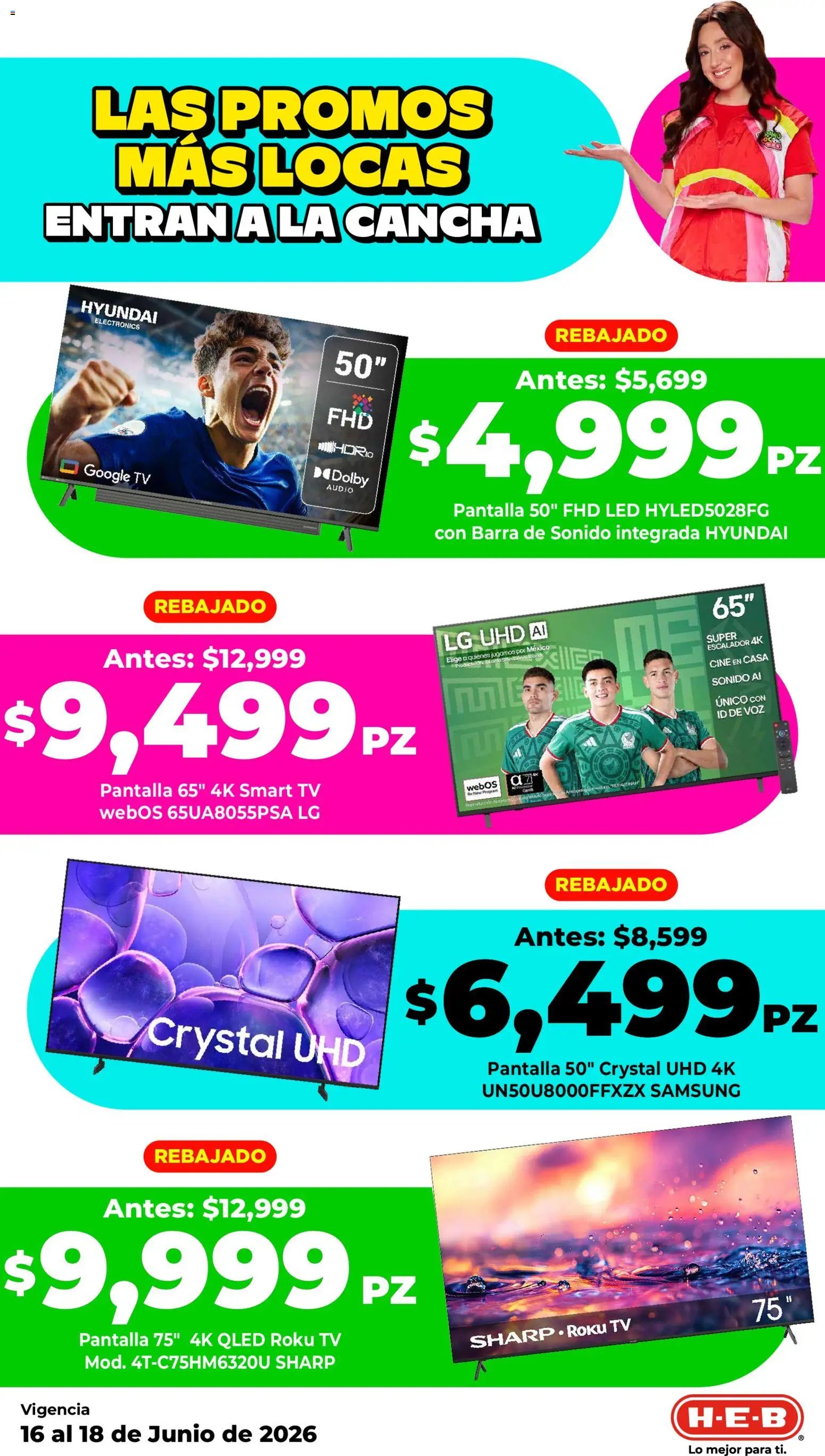 H-E-B oferta desde 16/06/2026 H-E-B folleto Ofertas