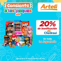 Arteli oferta desde 24/04/2026 Arteli folleto Consiente a los peques con (2026-04-24 - 2026-05-03)