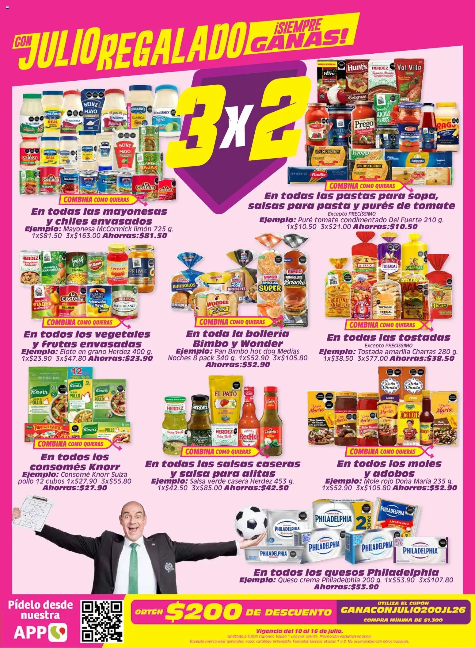 Soriana oferta desde 10/07/2026 Soriana Julio Regalado Híper Nacional