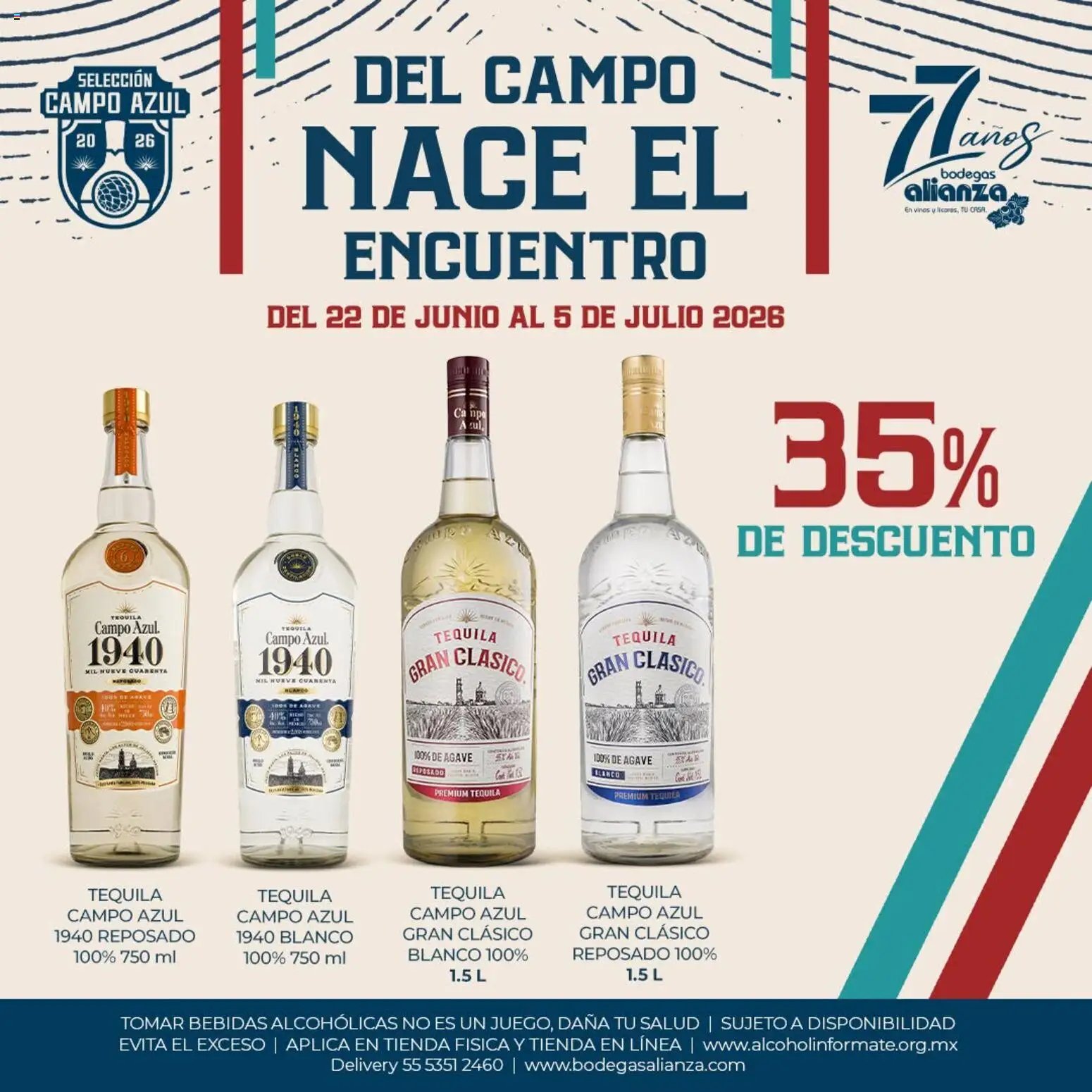 Bodegas Alianza oferta desde 22/06/2026 Bodegas Alianza catálogo Del campo nace el encuentro