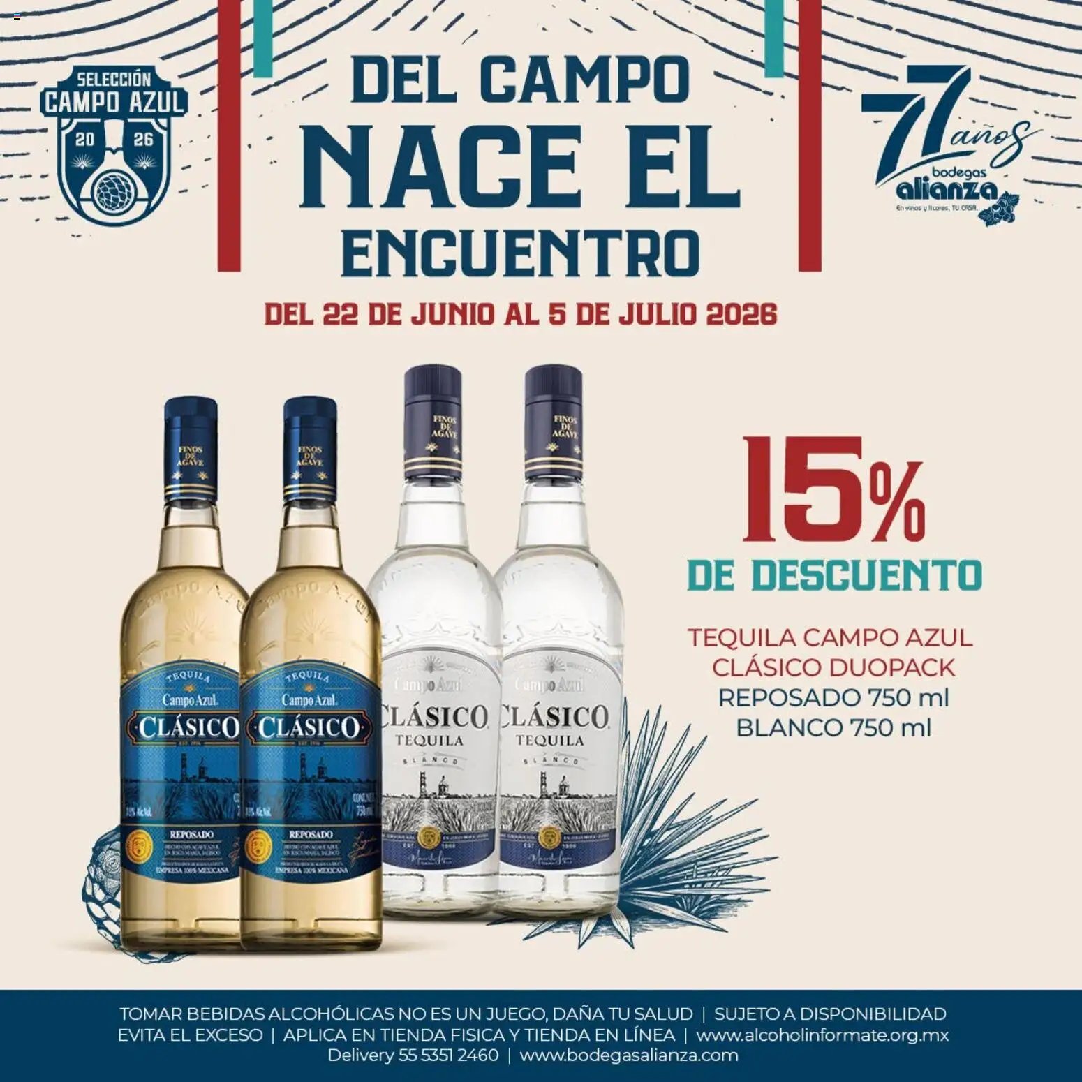 Bodegas Alianza oferta desde 22/06/2026 Bodegas Alianza catálogo Del campo nace el encuentro