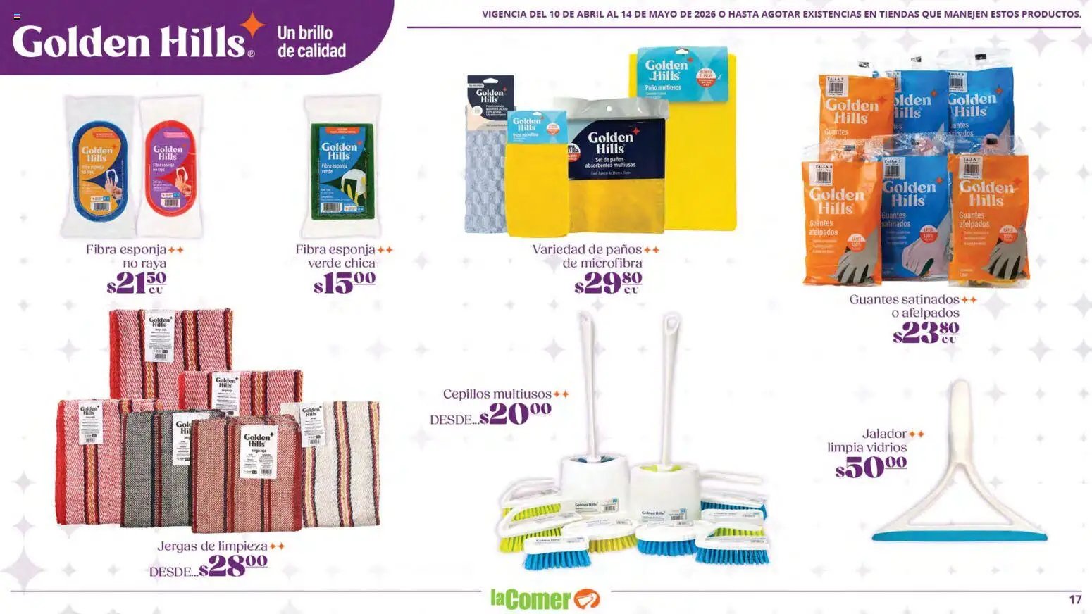 La Comer oferta desde 10/04/2026 La Comer folleto Golden Hills (2026-04-10 - 2026-05-14)