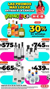 H-E-B oferta desde 23/06/2026 H-E-B folleto Las promos más locas