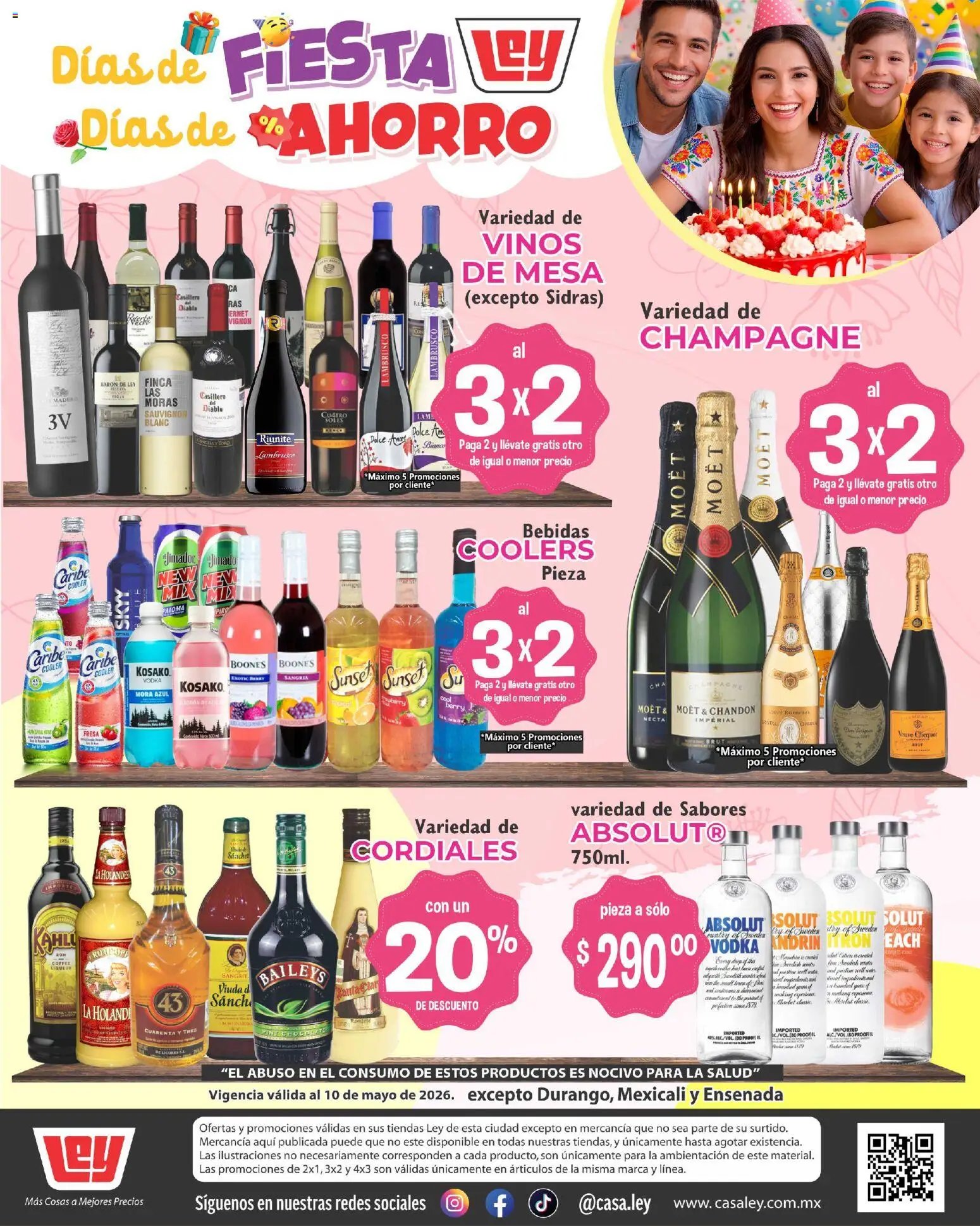 Casa Ley oferta desde 01/05/2026 Casa Ley folleto Suplemento del Día de la Madre (2026-05-01 - 2026-05-10)