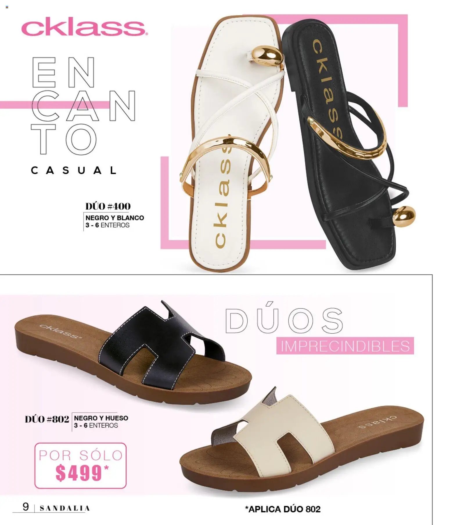 Cklass oferta desde 08/07/2026 Cklass catálogo Sandalias