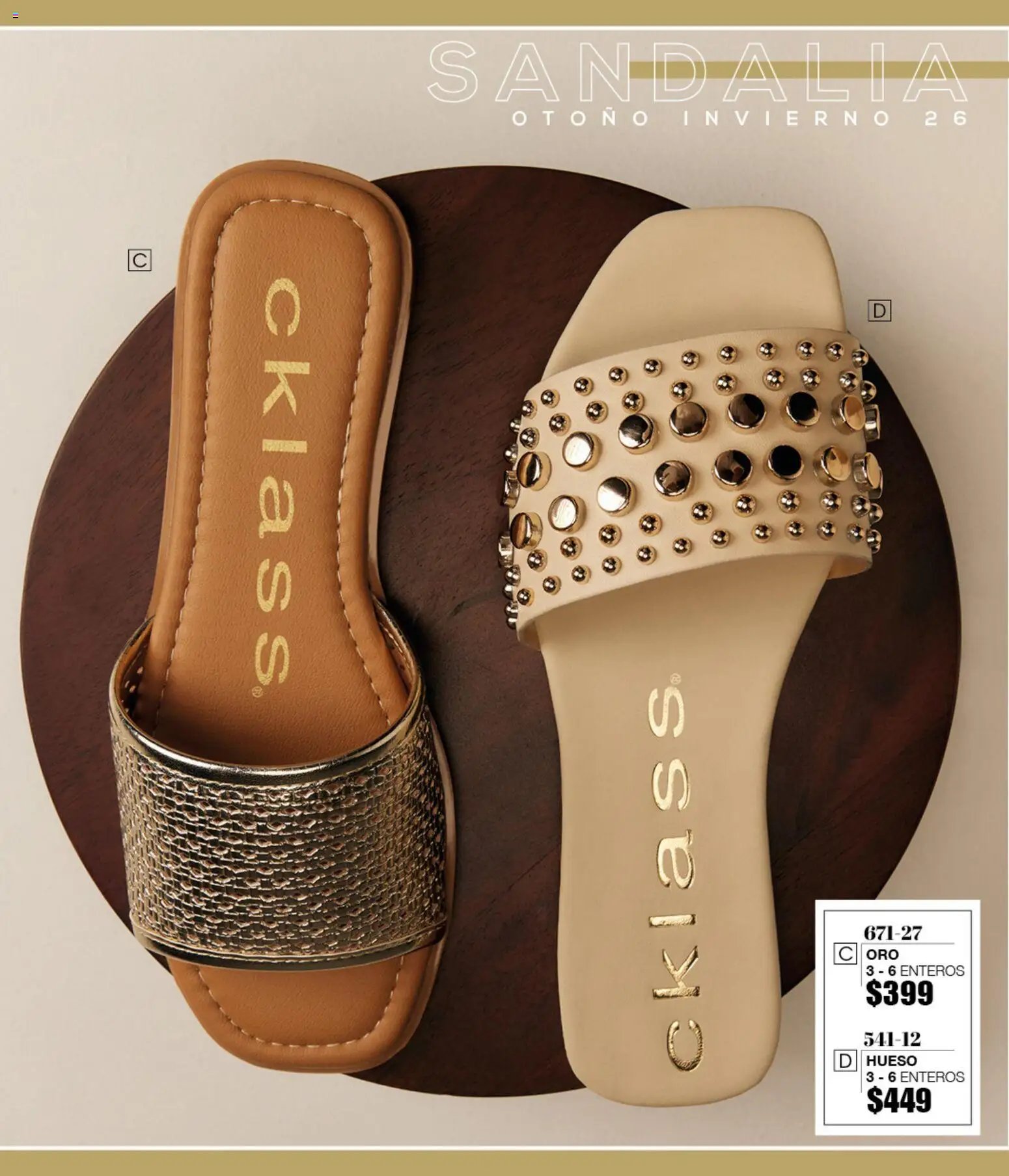 Cklass oferta desde 08/07/2026 Cklass catálogo Sandalias