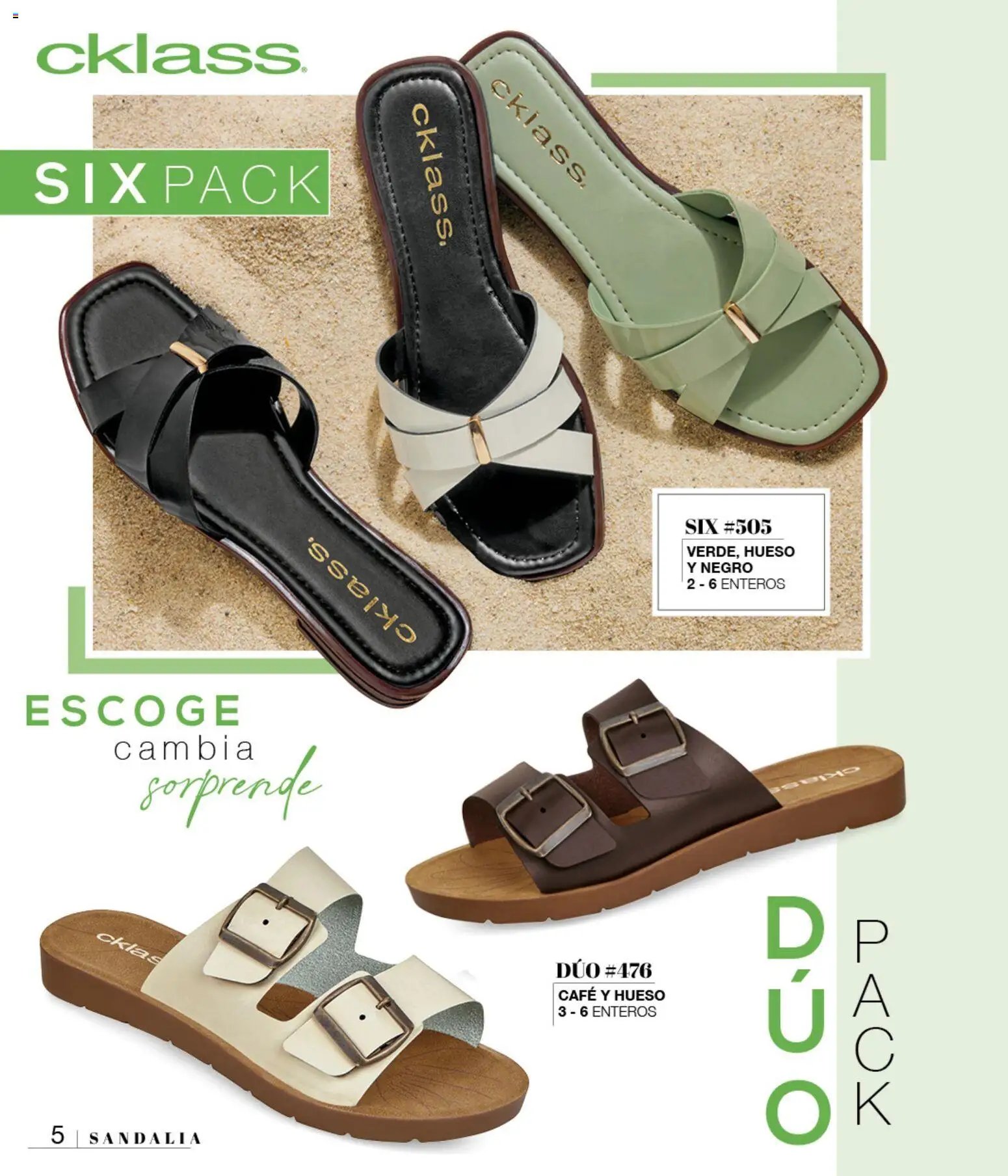 Cklass oferta desde 08/07/2026 Cklass catálogo Sandalias