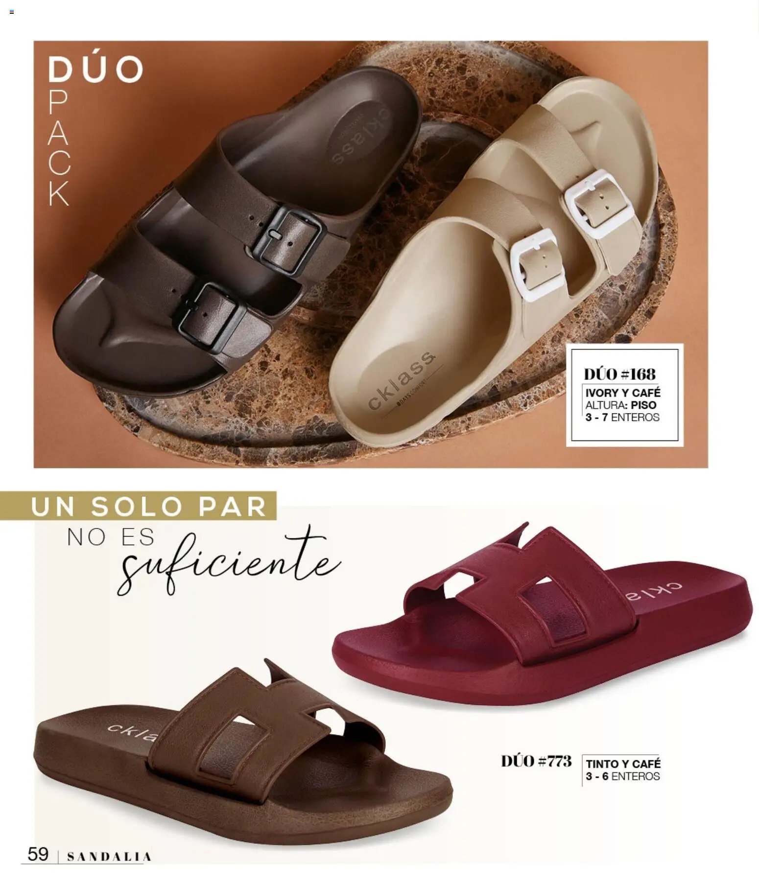 Cklass oferta desde 08/07/2026 Cklass catálogo Sandalias