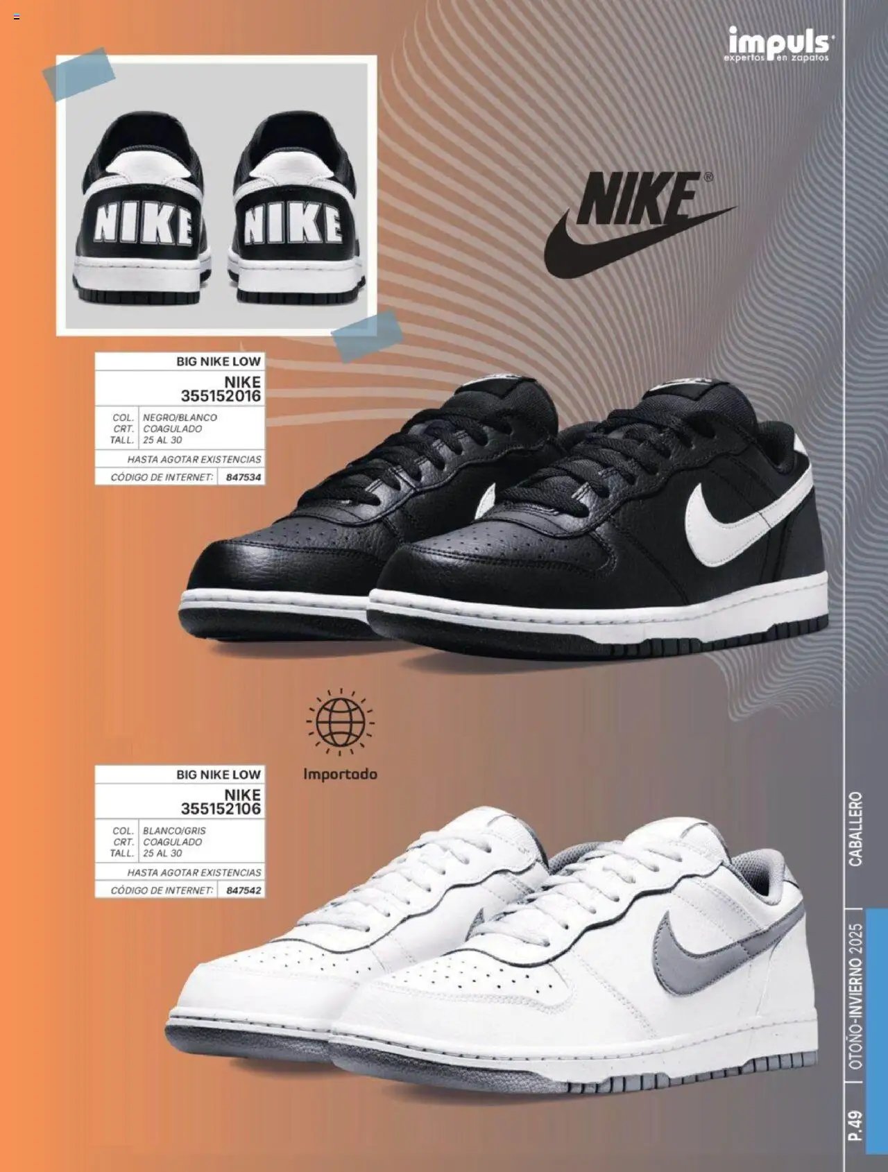 Impuls oferta desde 07/07/2025 Catálogo Caballero Otoño-Invierno 2025