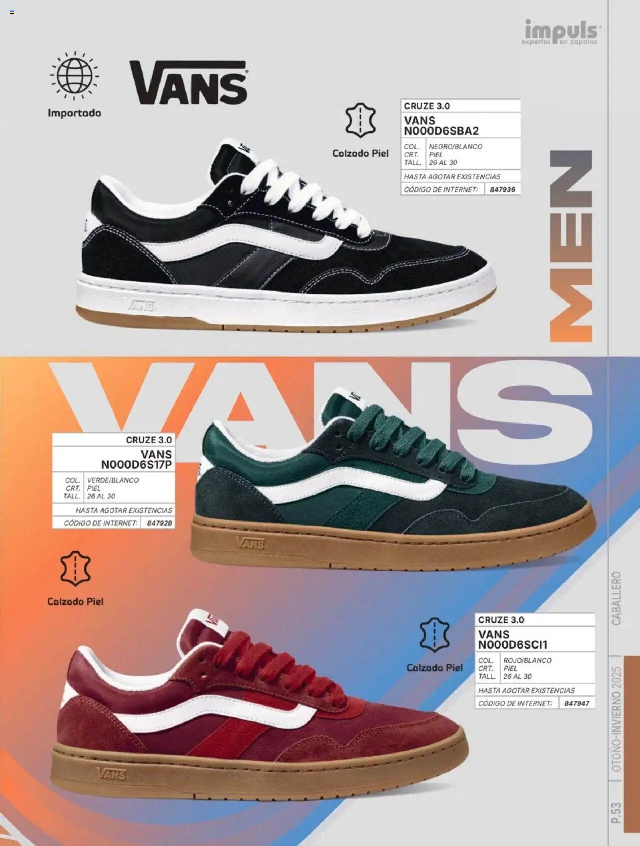 Impuls oferta desde 07/07/2025 Catálogo Caballero Otoño-Invierno 2025