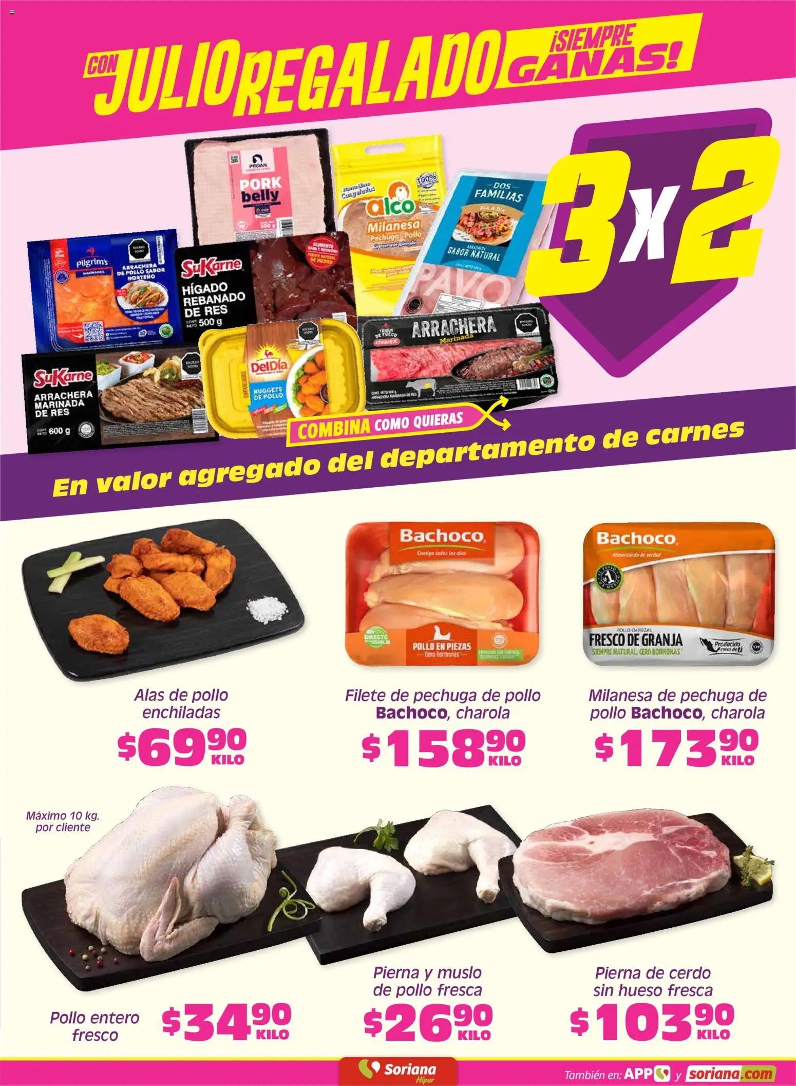 Soriana oferta desde 19/06/2026 Soriana Fin de Semana Híper: Tijuana, Mexicali, Ensenada, San Luis Río Colorado y Tecate