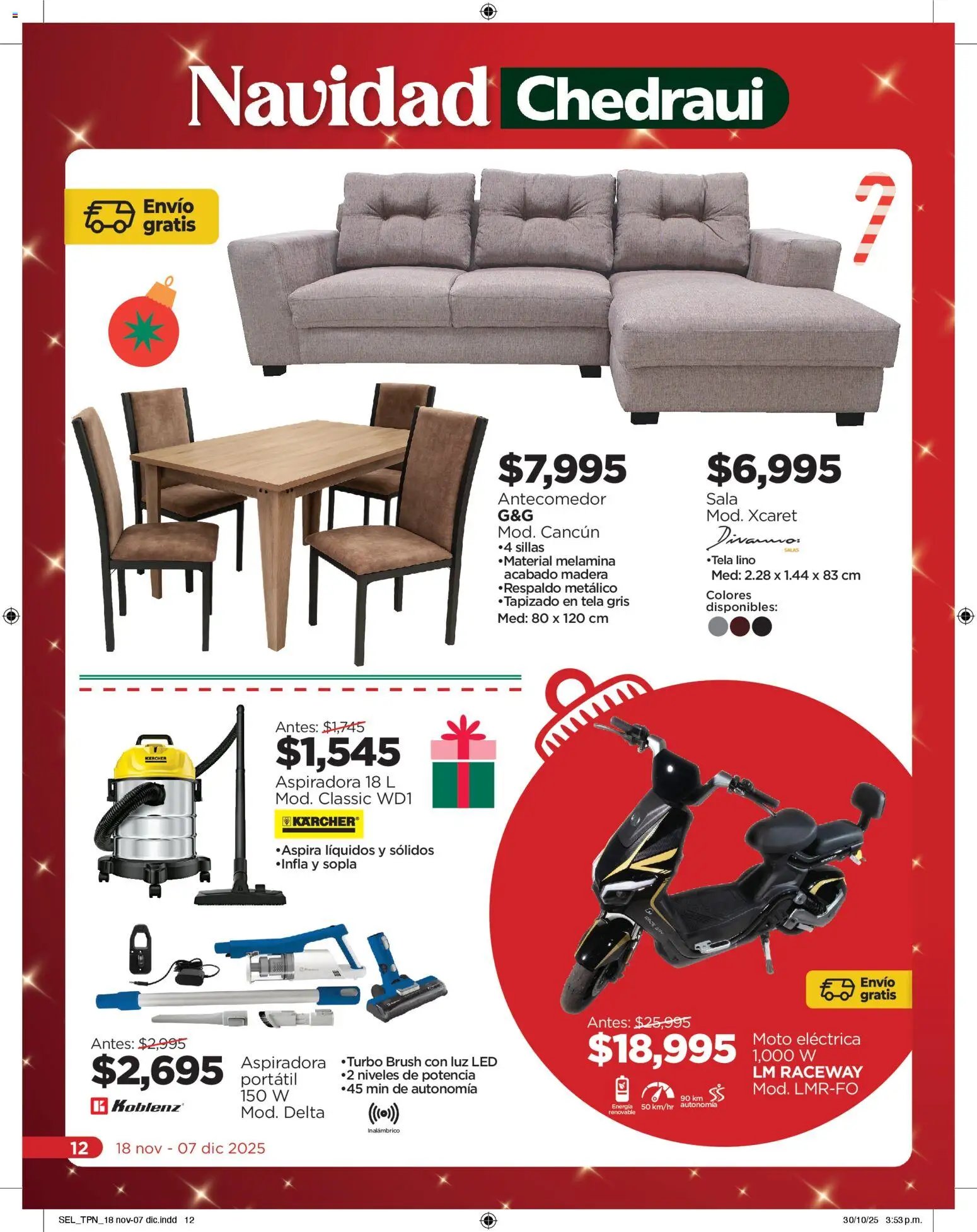 Chedraui oferta desde 18/11/2025 Folleto Llevarte más cuesta menos (2025-11-18 - 2025-12-07)