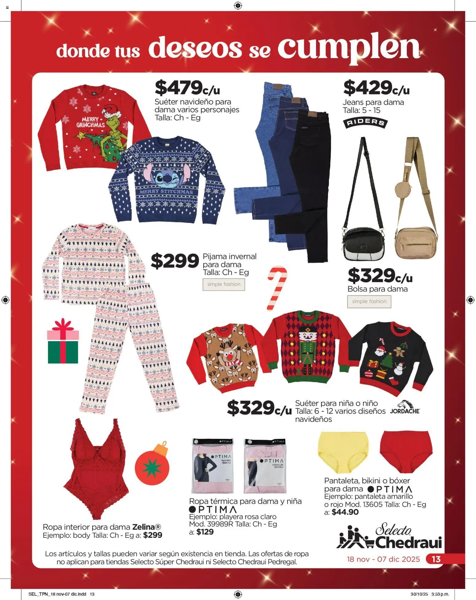 Chedraui oferta desde 18/11/2025 Folleto Llevarte más cuesta menos (2025-11-18 - 2025-12-07)