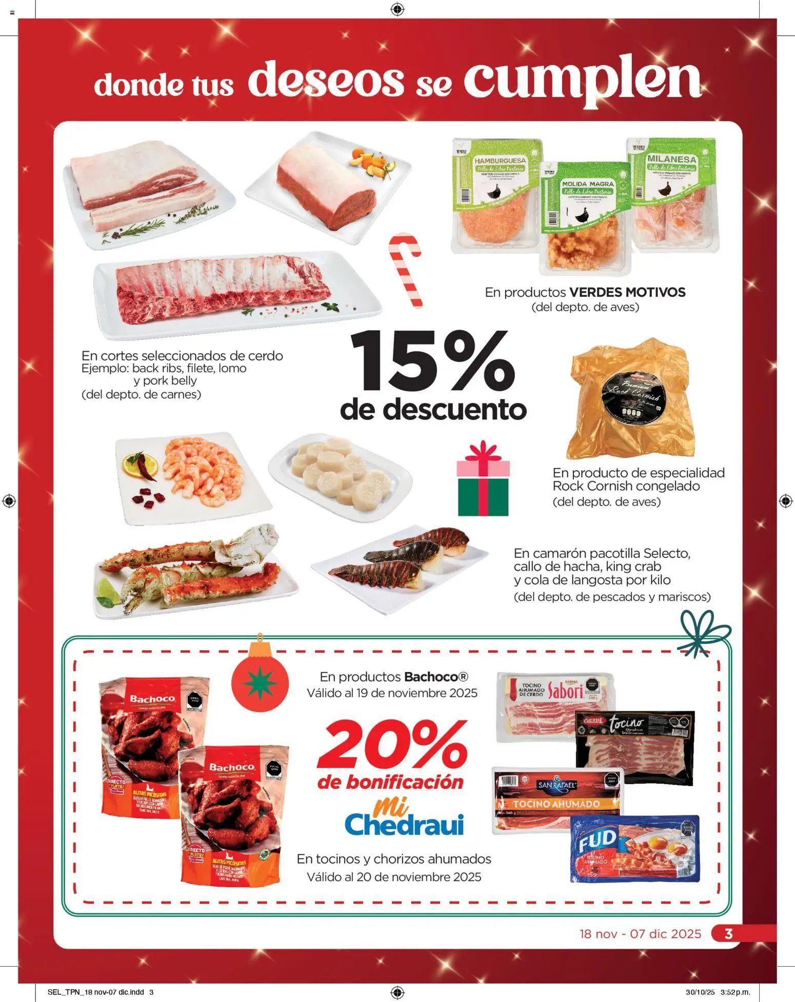 Chedraui oferta desde 18/11/2025 Folleto Llevarte más cuesta menos (2025-11-18 - 2025-12-07)