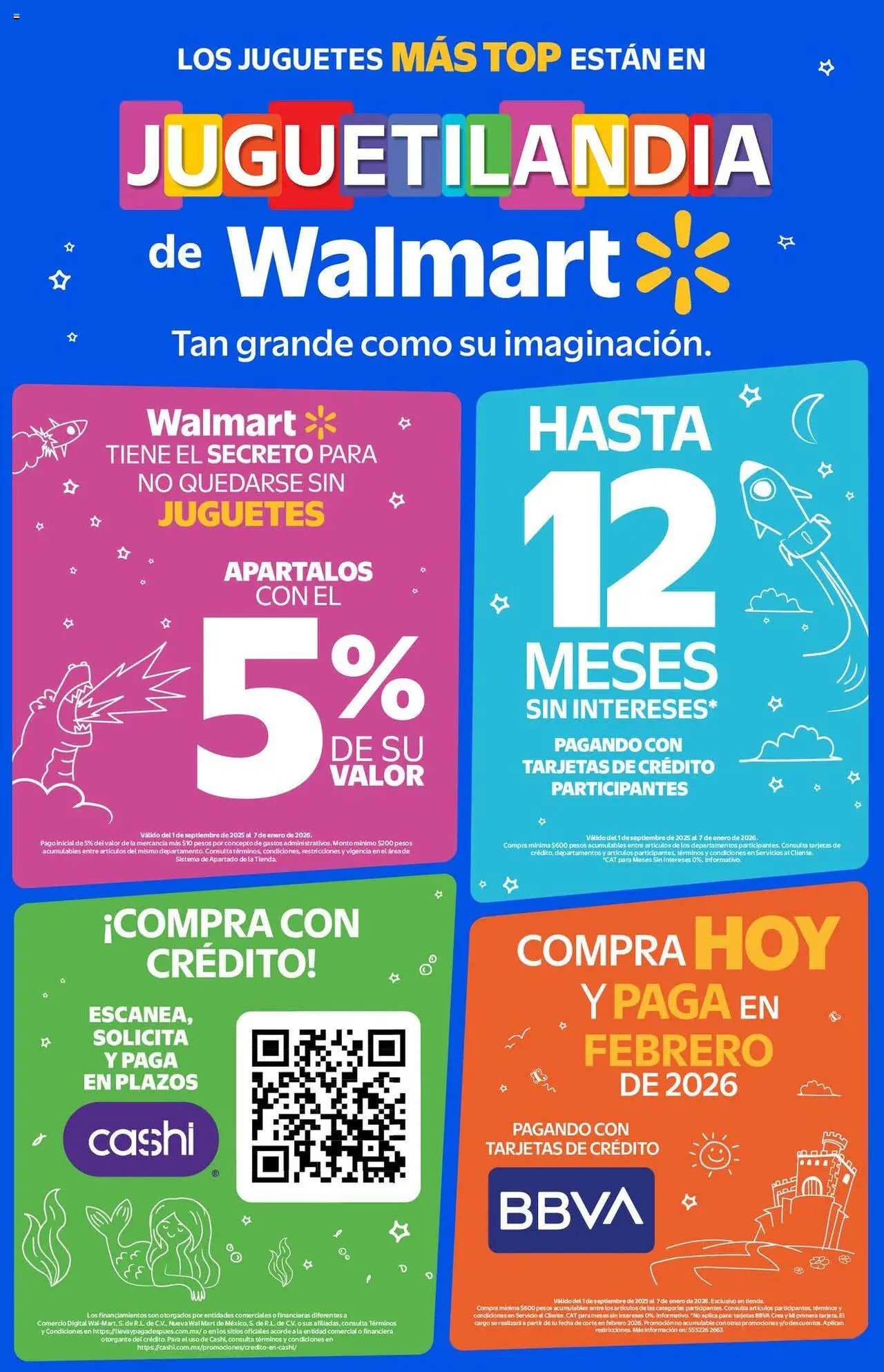 Walmart oferta desde 20/09/2025 Folleto Juguetilandia (2025-09-20 - 2026-01-06)