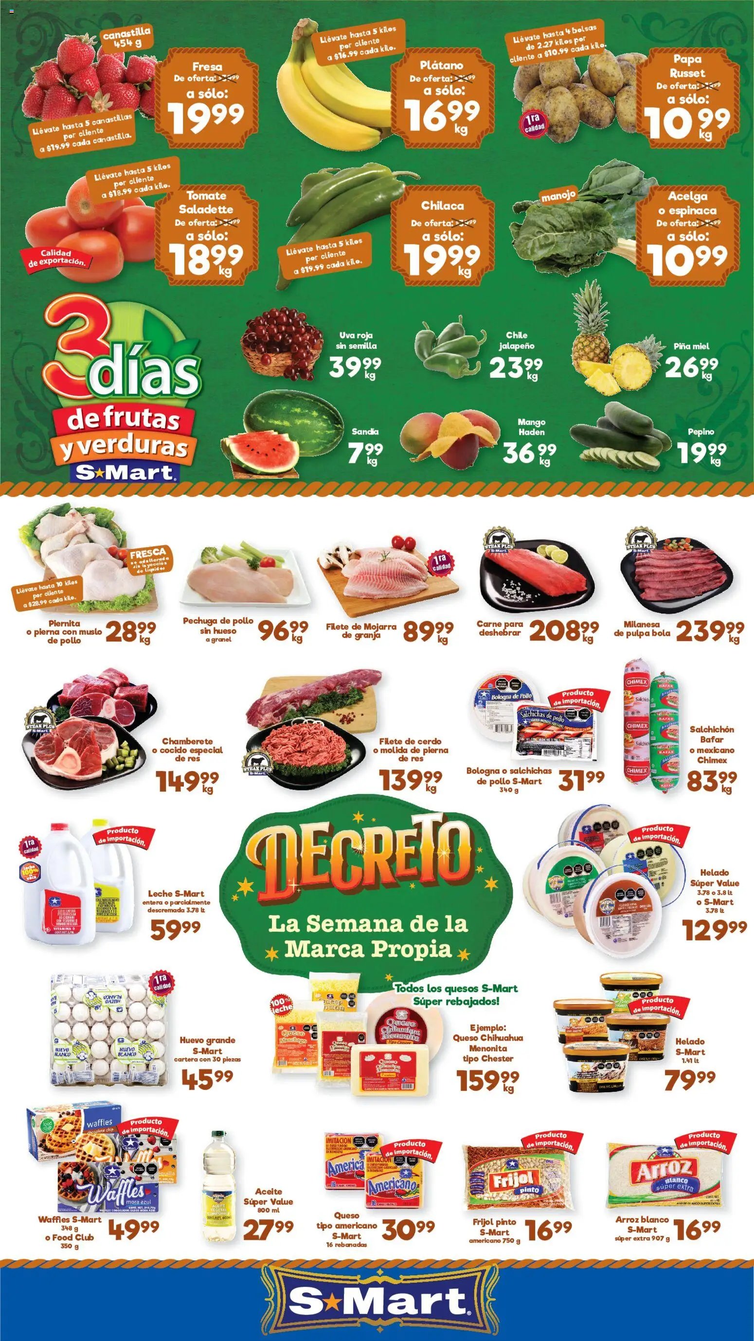 S-Mart oferta desde 23/06/2026 S-Mart folleto Chihuahua