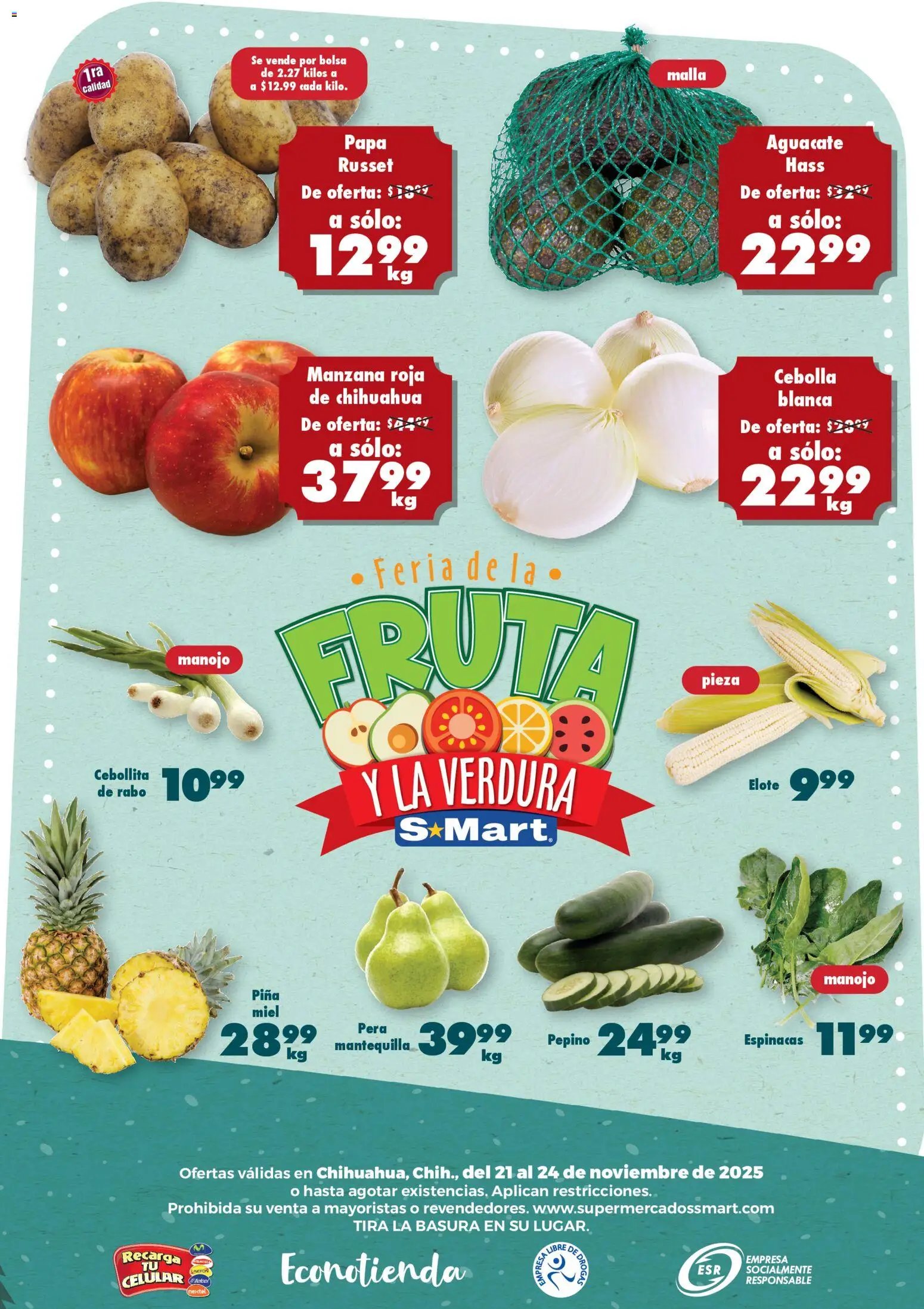 S-Mart oferta desde 21/11/2025 Folleto Chihuahua (2025-11-21 - 2025-11-24)