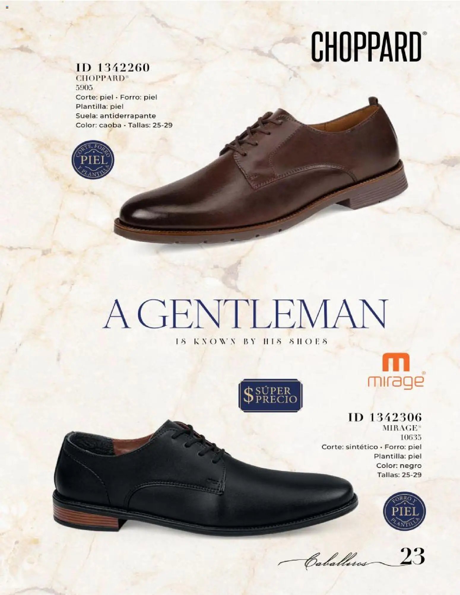 Price Shoes oferta desde 25/06/2026 Price Shoes catálogo Caballeros Mini