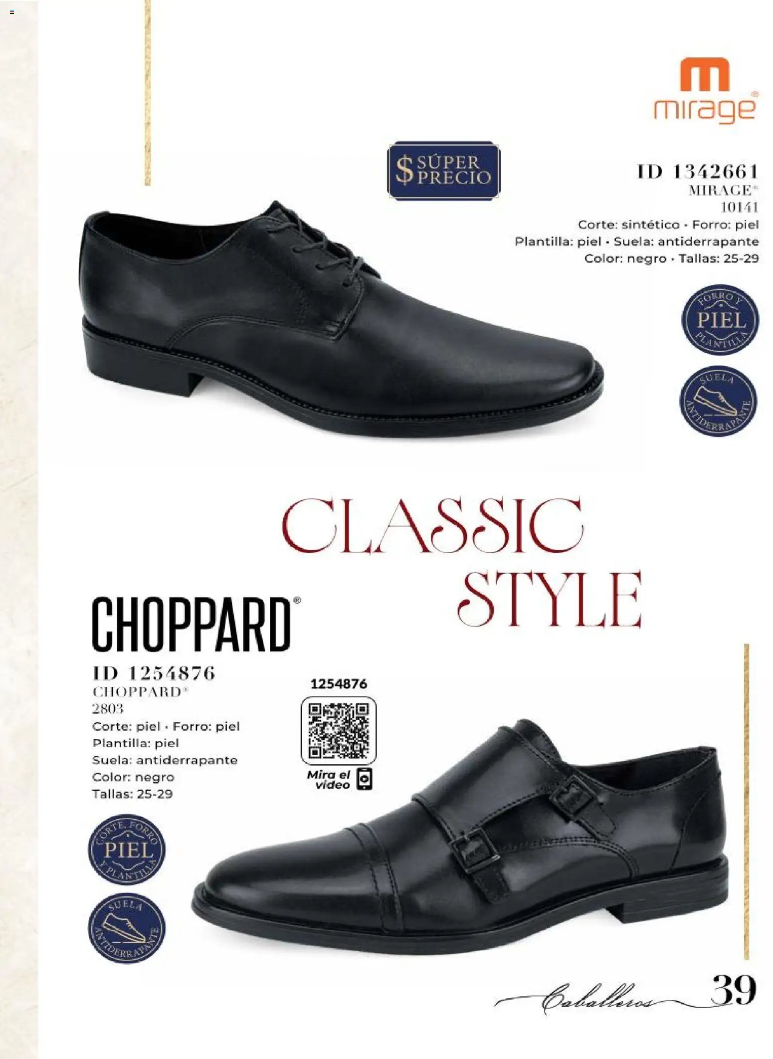 Price Shoes oferta desde 25/06/2026 Price Shoes catálogo Caballeros Mini