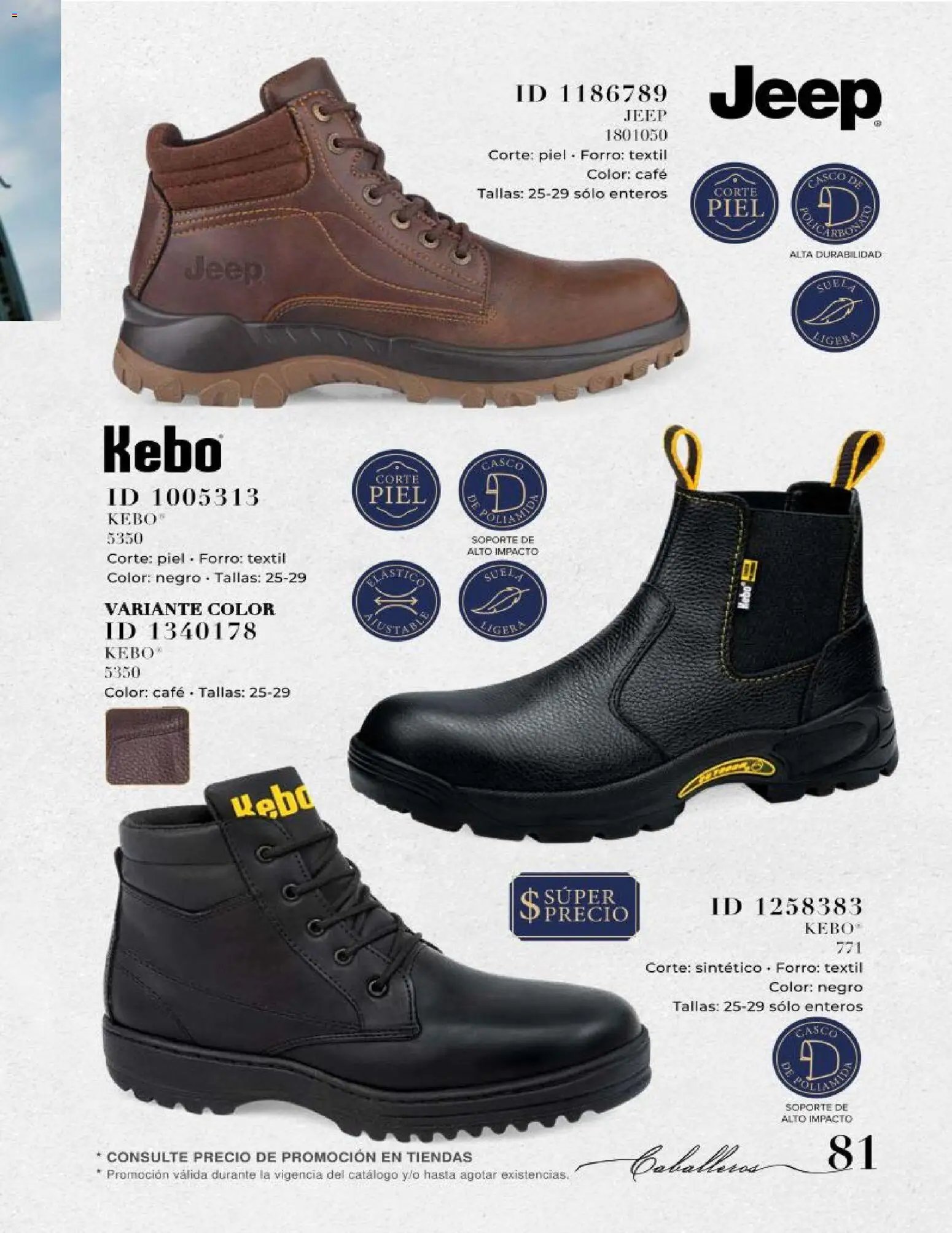 Price Shoes oferta desde 25/06/2026 Price Shoes catálogo Caballeros Mini