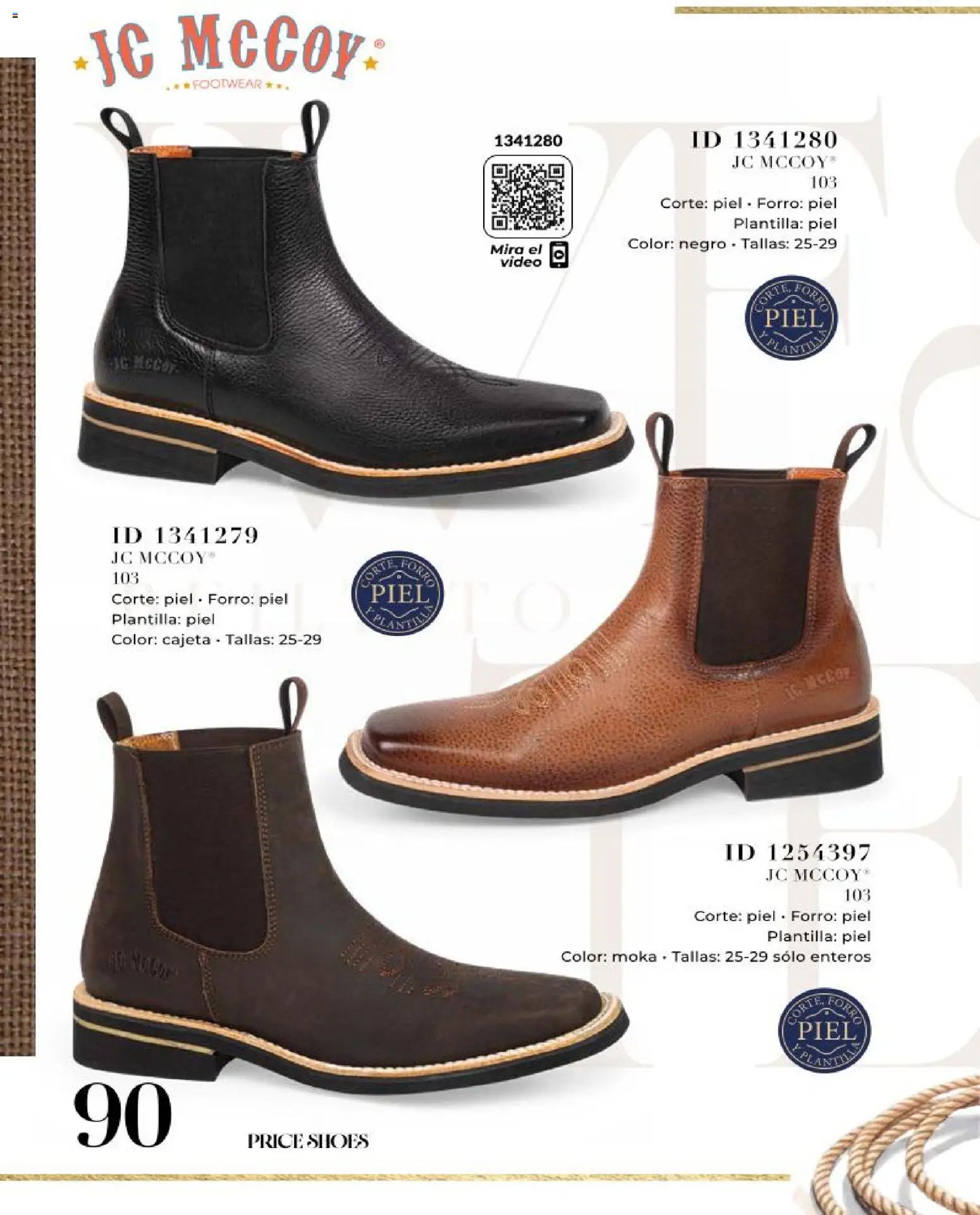 Price Shoes oferta desde 25/06/2026 Price Shoes catálogo Caballeros Mini