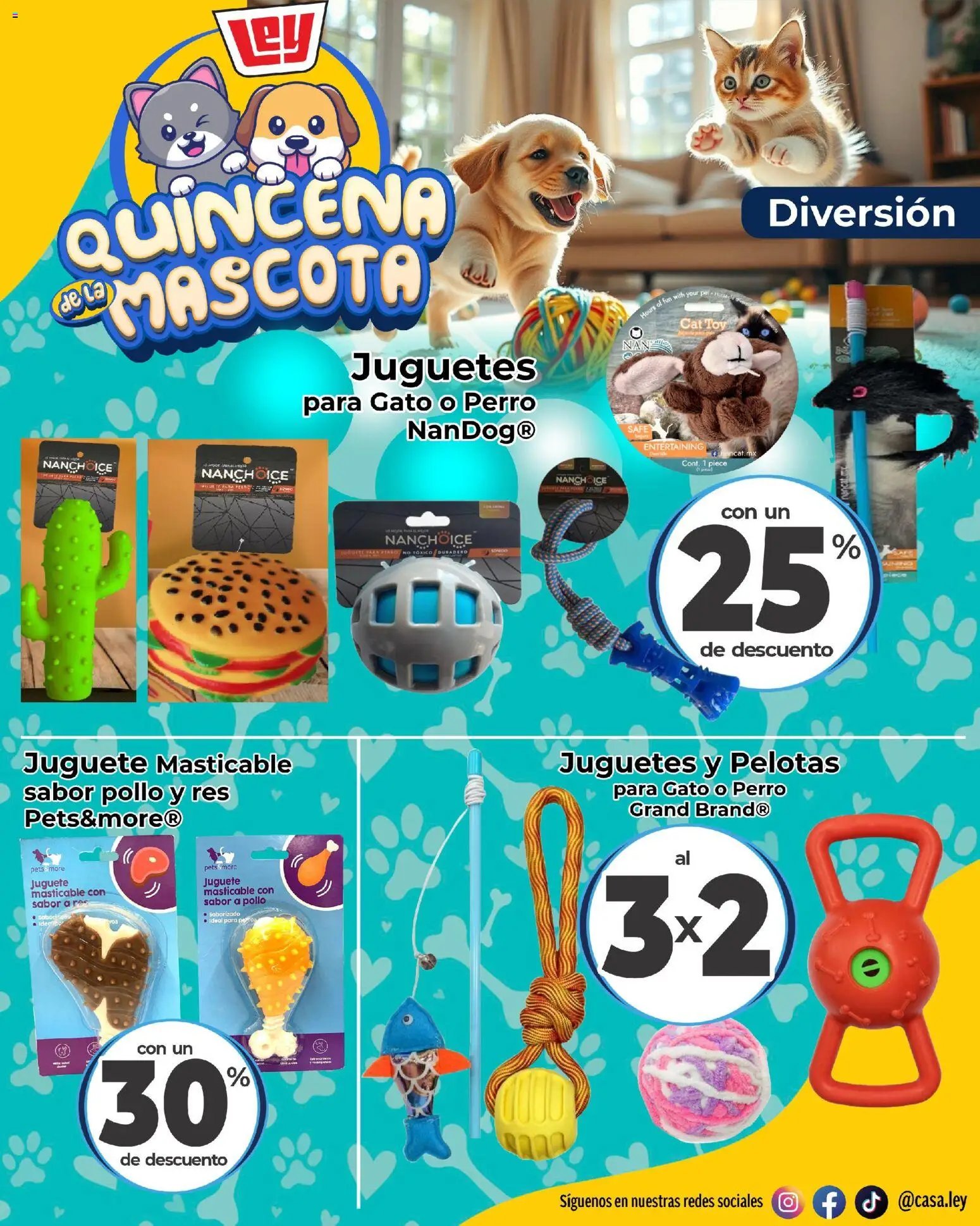 Casa Ley oferta desde 29/06/2026 Casa Ley folleto Quincena de la mascota
