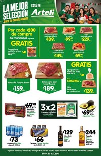 Arteli oferta desde 17/07/2026 Arteli folleto Carne Express