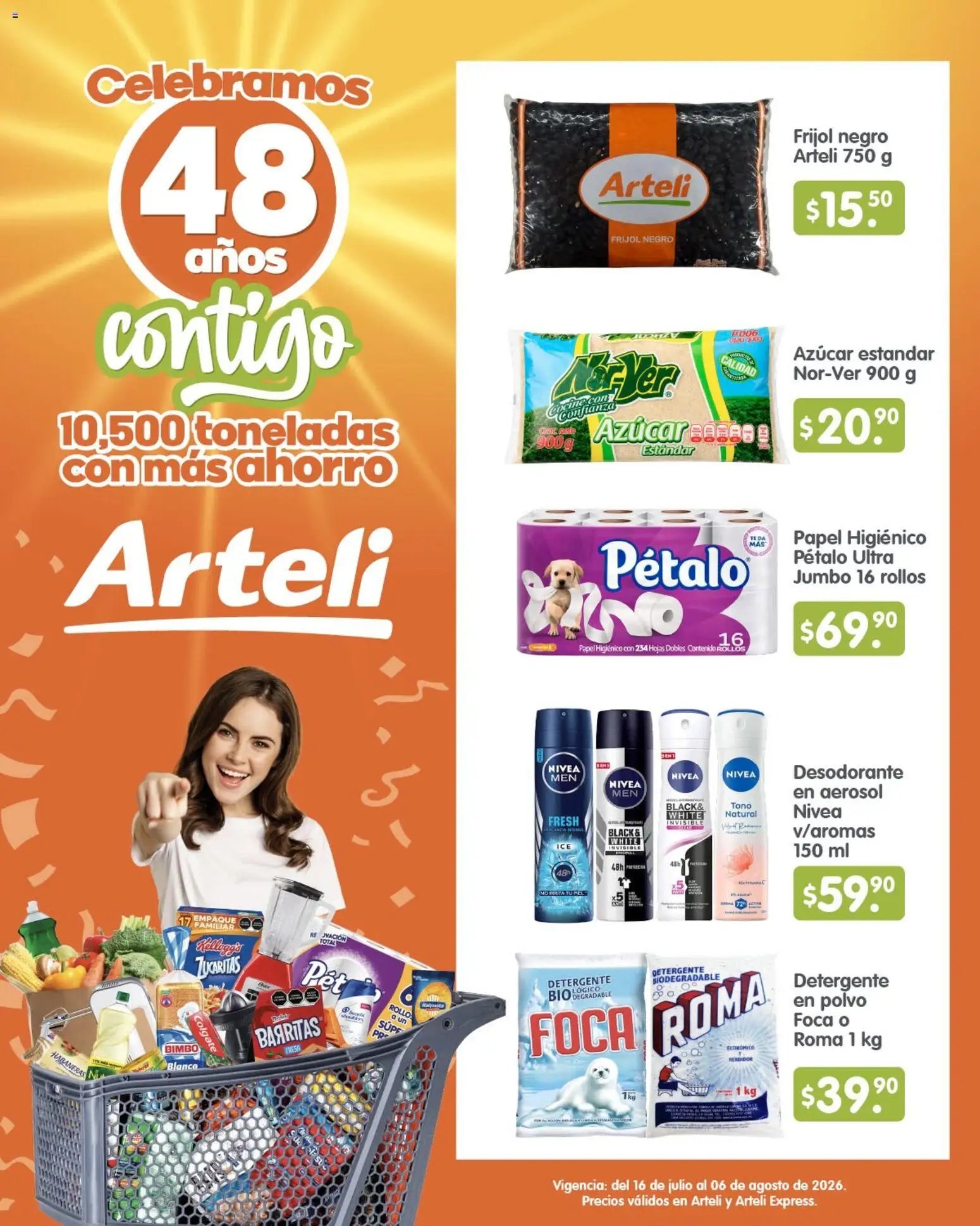 Arteli oferta desde 16/07/2026 Arteli folleto Quincenal
