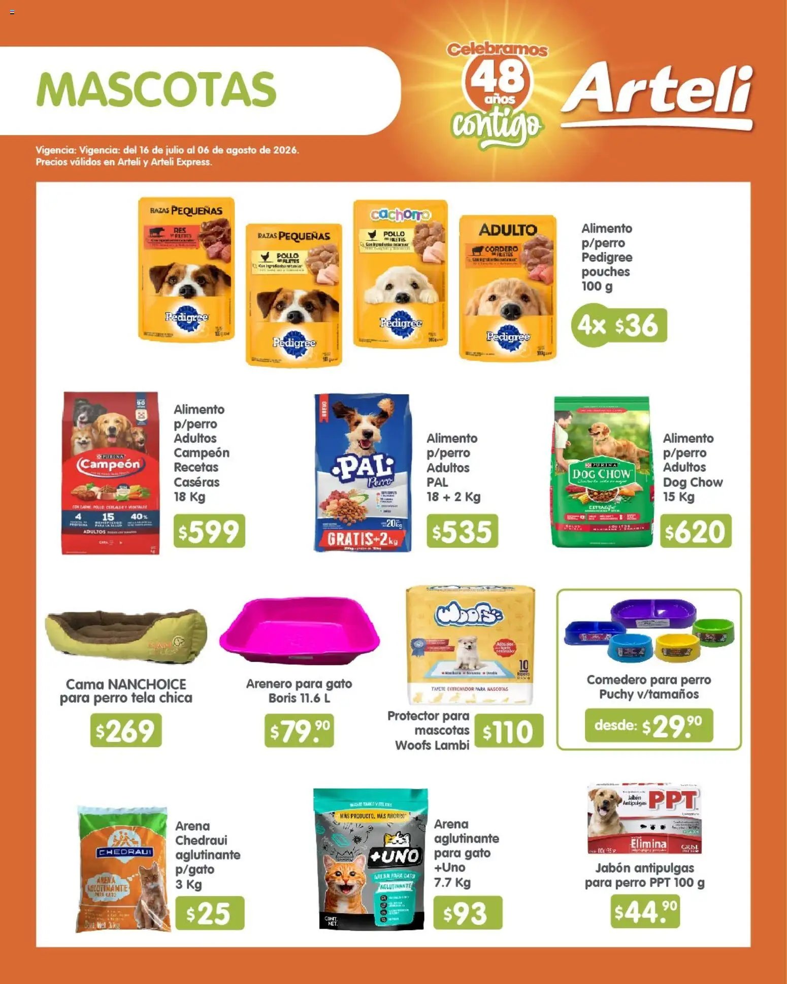 Arteli oferta desde 16/07/2026 Arteli folleto Quincenal