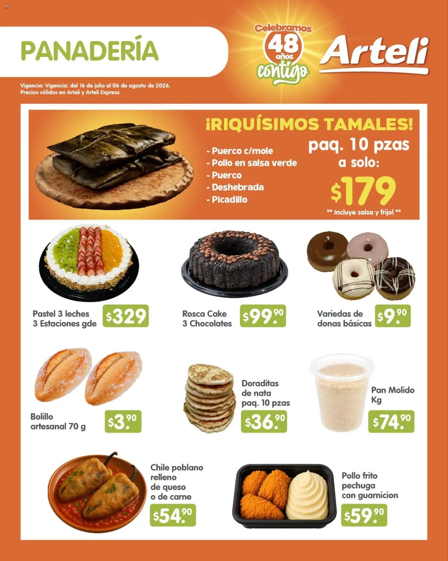 Arteli oferta desde 16/07/2026 Arteli folleto Quincenal