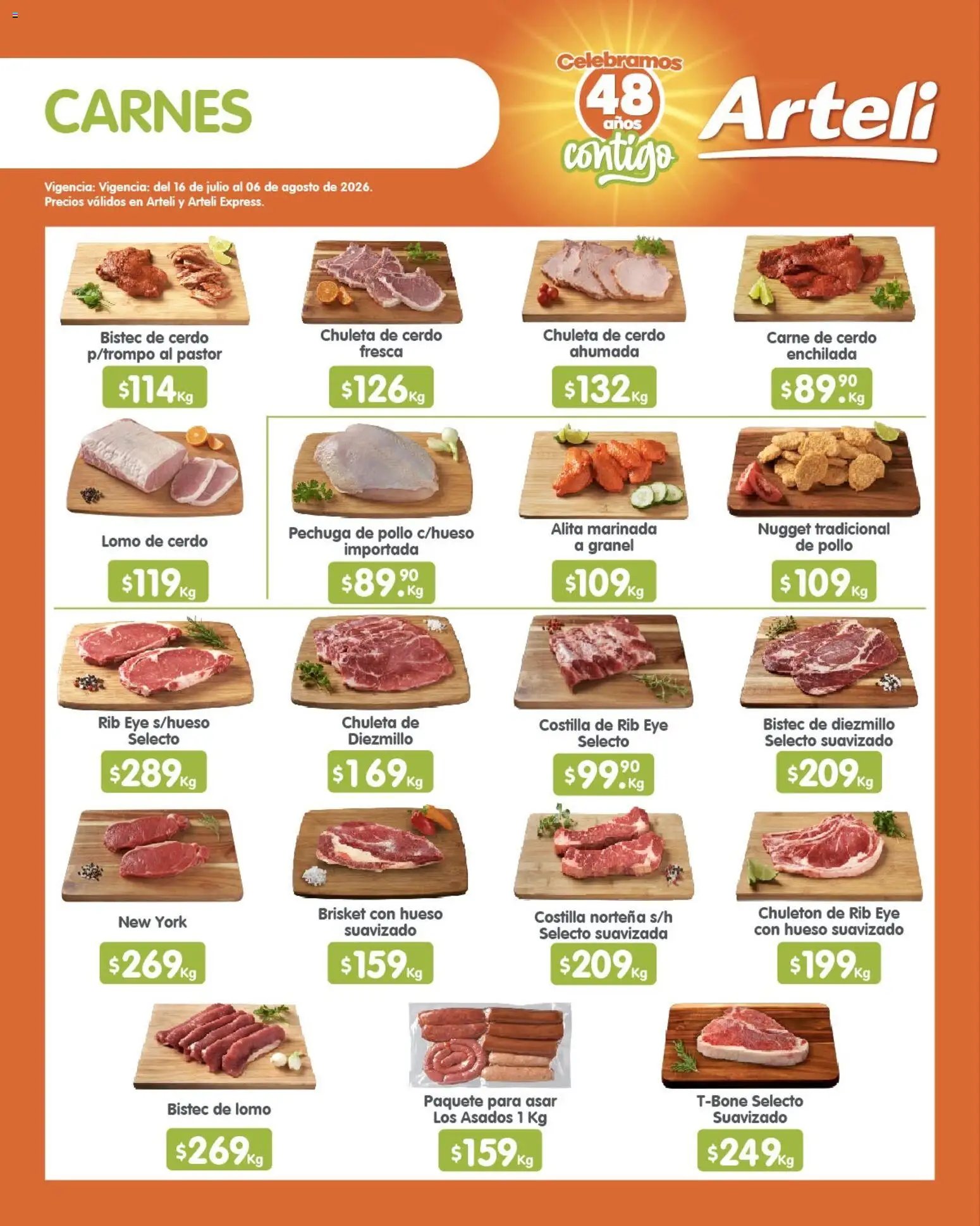 Arteli oferta desde 16/07/2026 Arteli folleto Quincenal