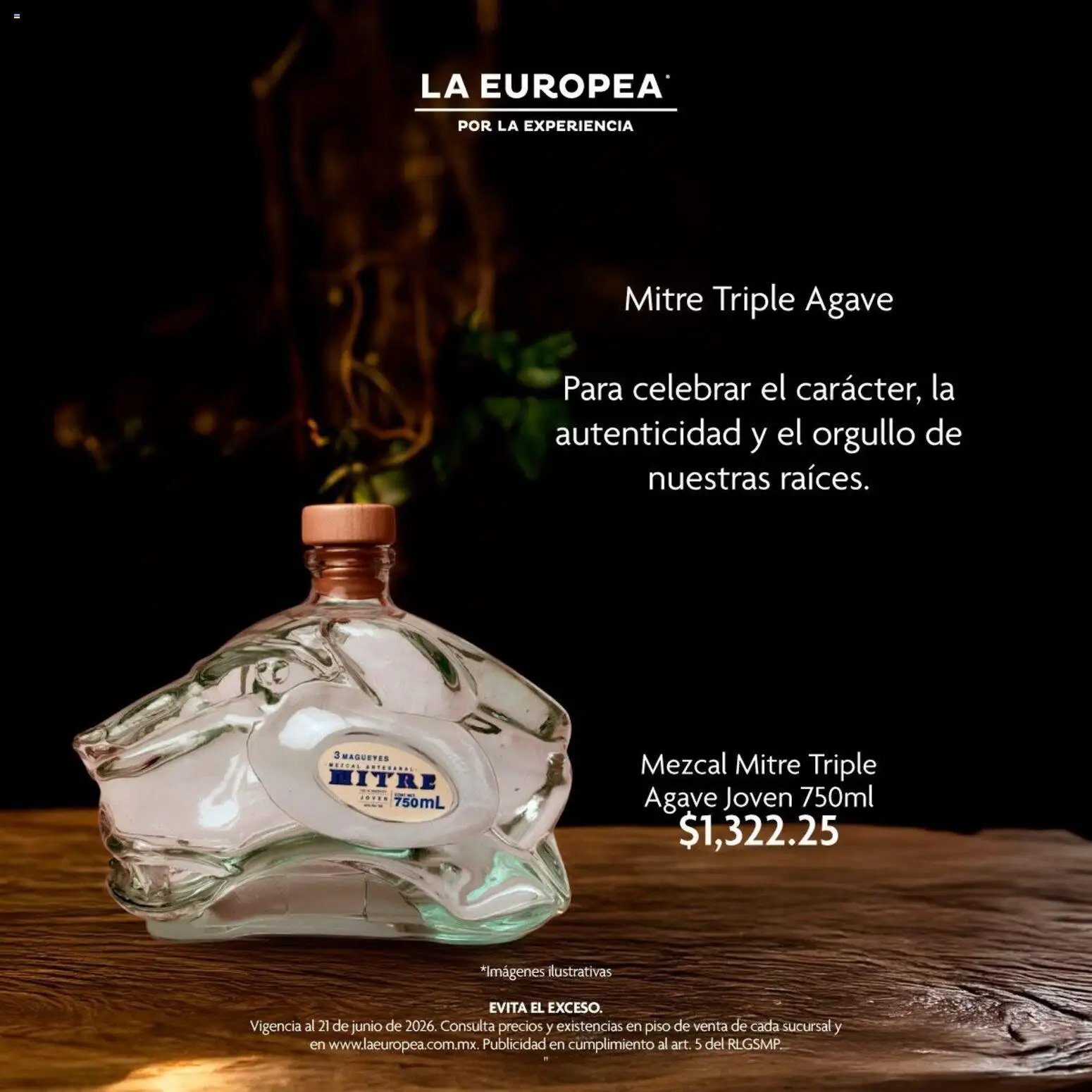 La Europea oferta desde 17/06/2026 La Europea catálogo Las mejores botellas para regalar a papá