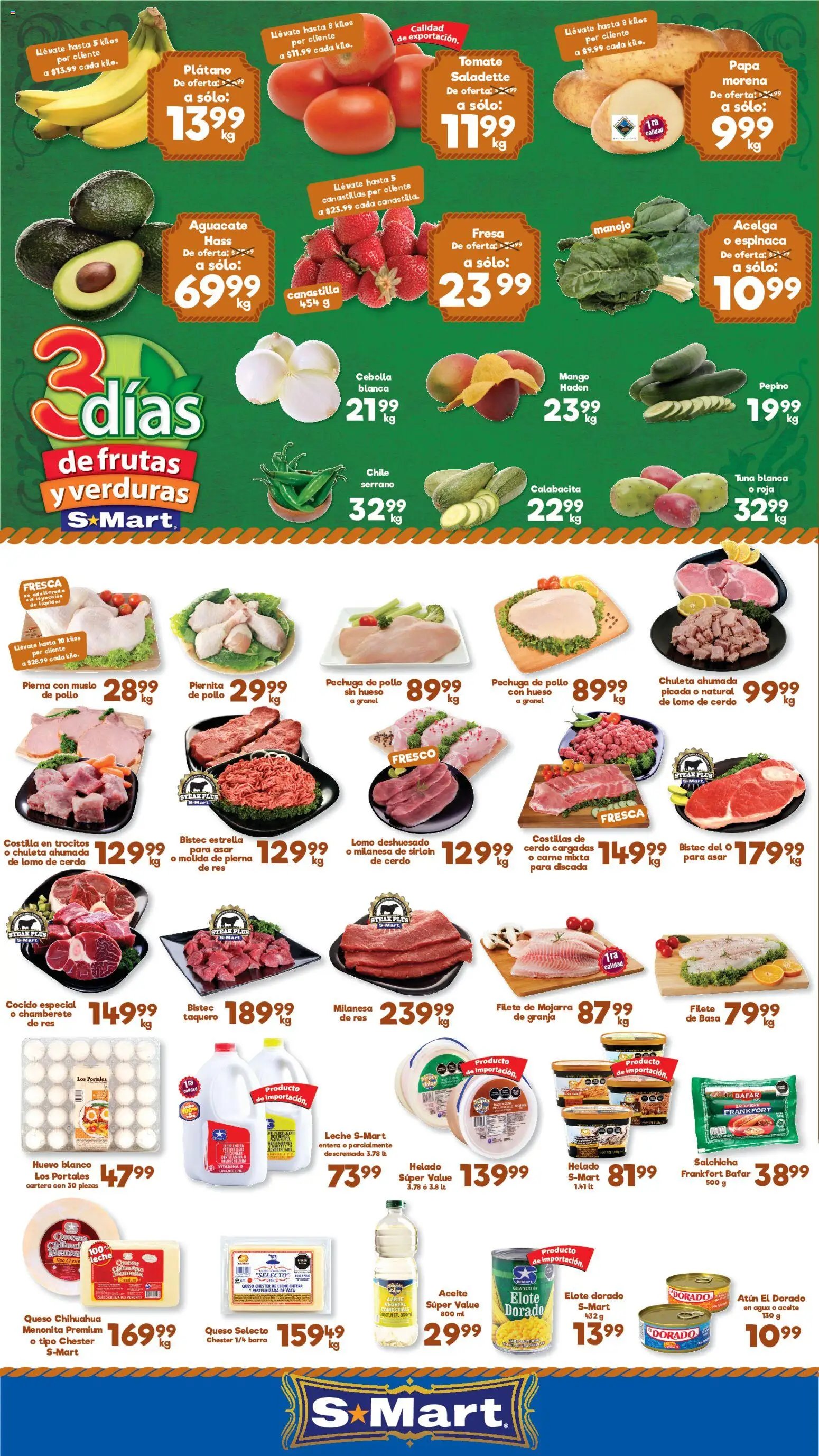 S-Mart oferta desde 07/07/2026 S-Mart folleto Nuevo Laredo