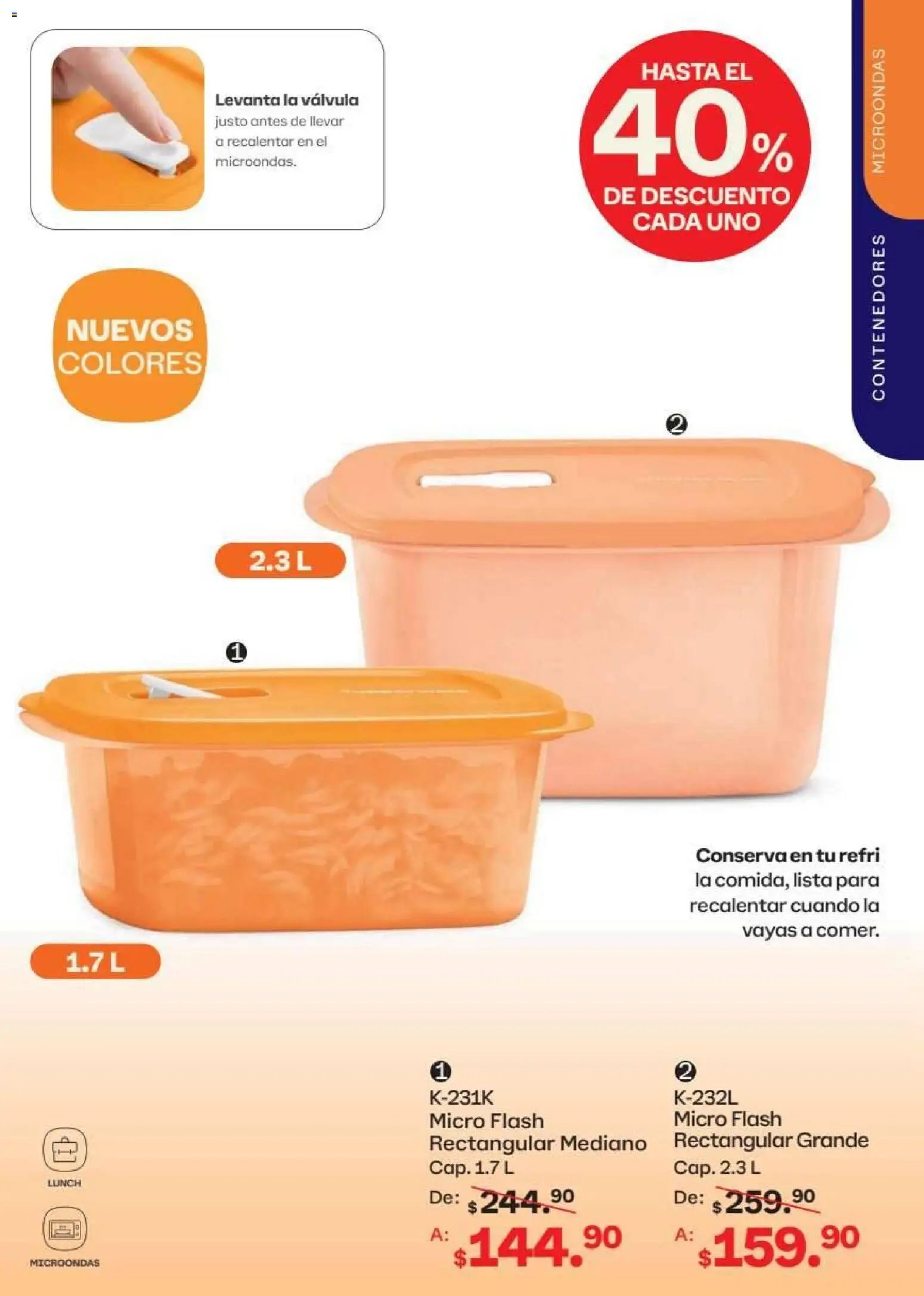 Tupperware oferta desde 15/06/2026 Tupperware catálogo
