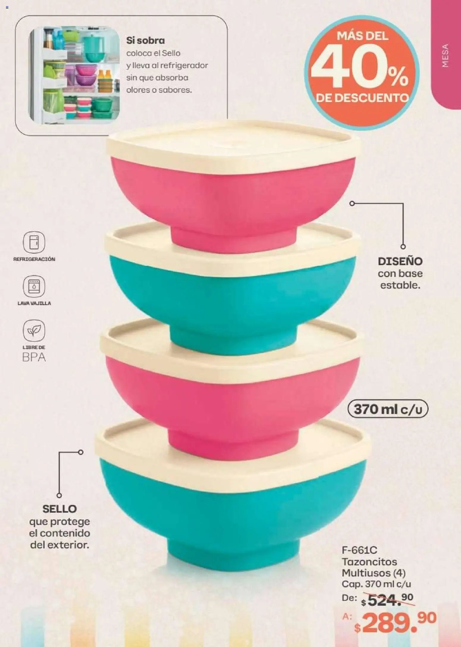 Tupperware oferta desde 15/06/2026 Tupperware catálogo